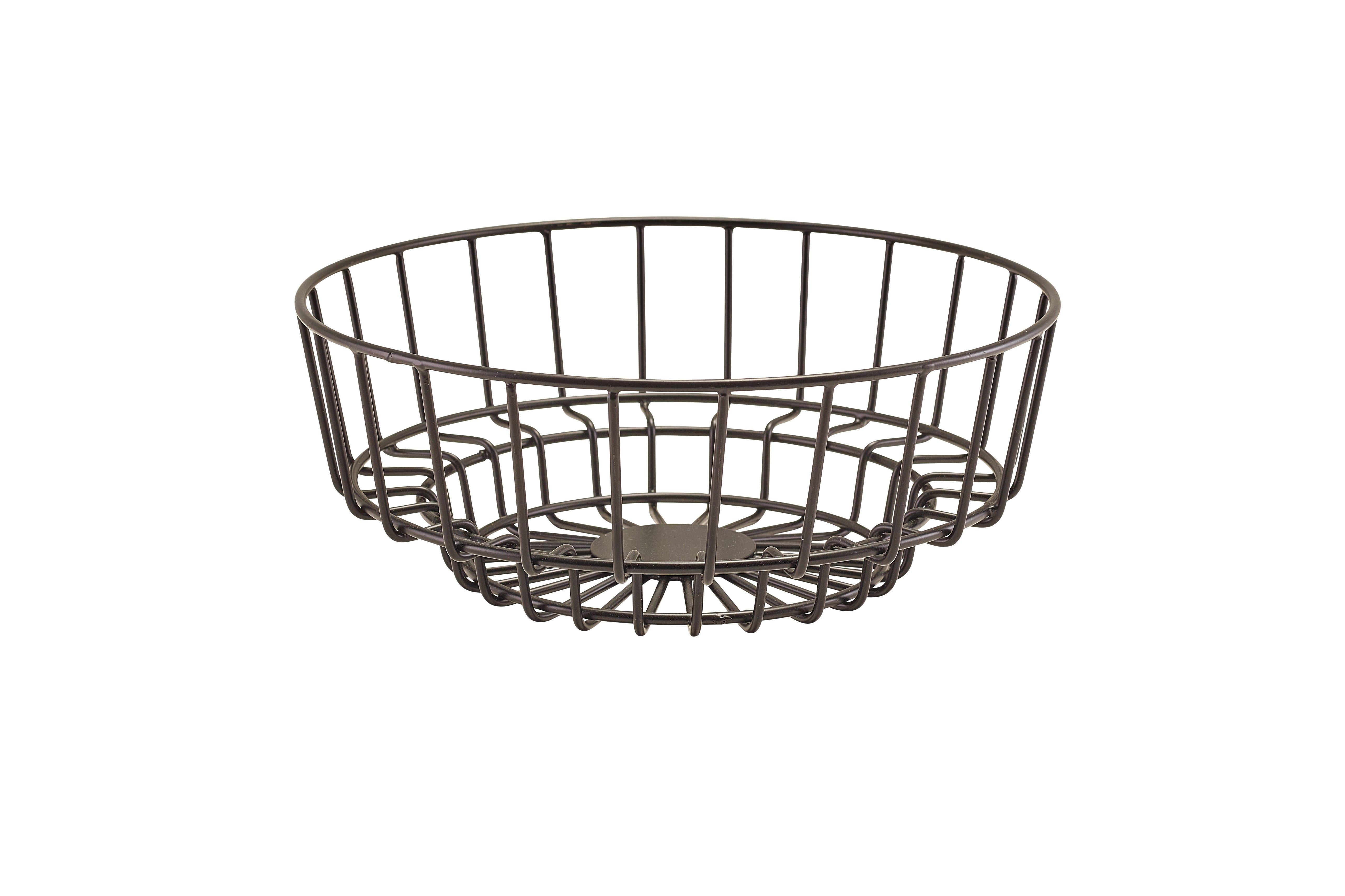 GenWare Black Deco Display Basket 25cm