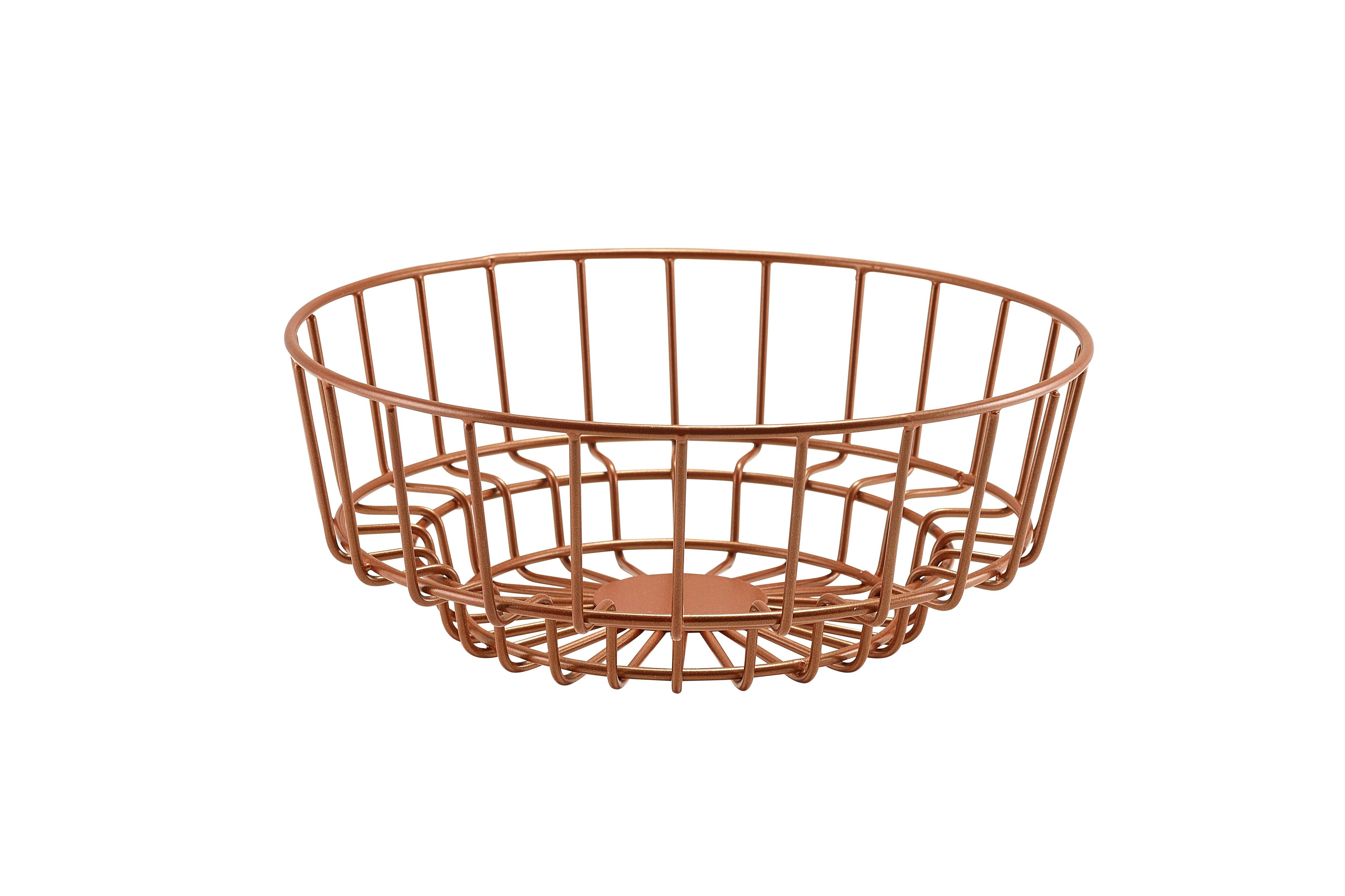 GenWare Copper Deco Display Basket 25cm