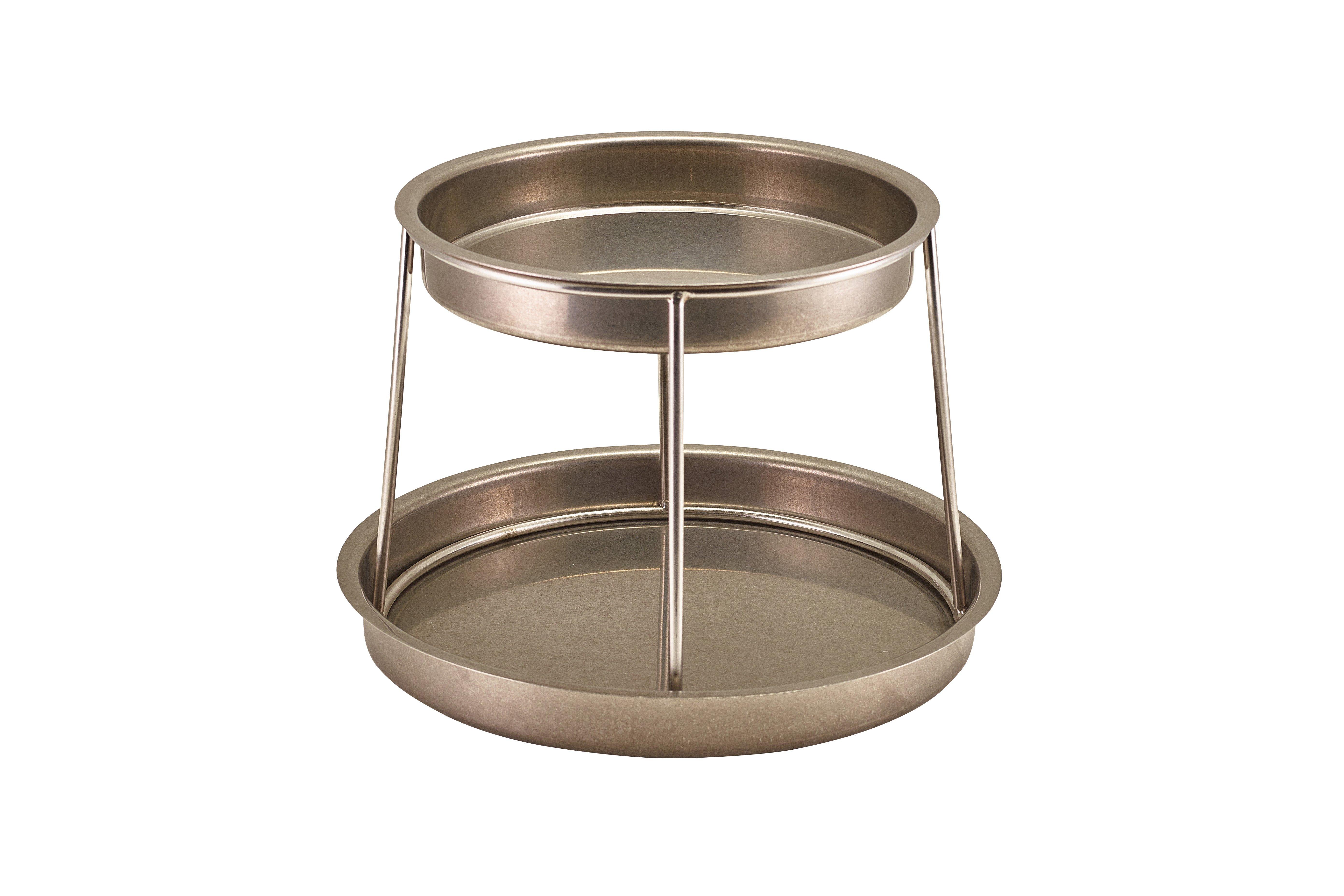 GenWare Two Tier Vintage Steel Seafood Stand 28cm