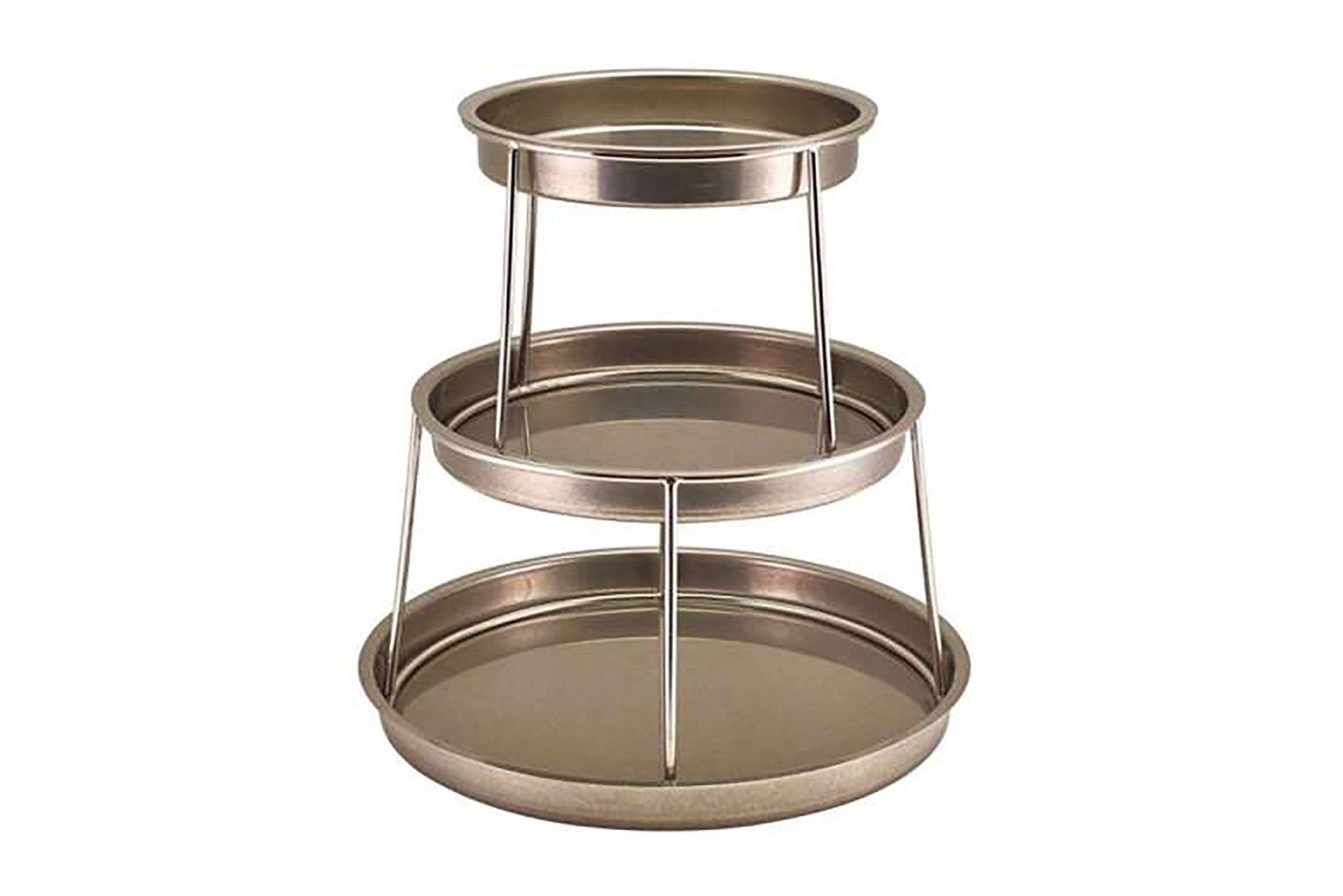 GenWare Three Tier Vintage Steel Seafood Stand 35cm