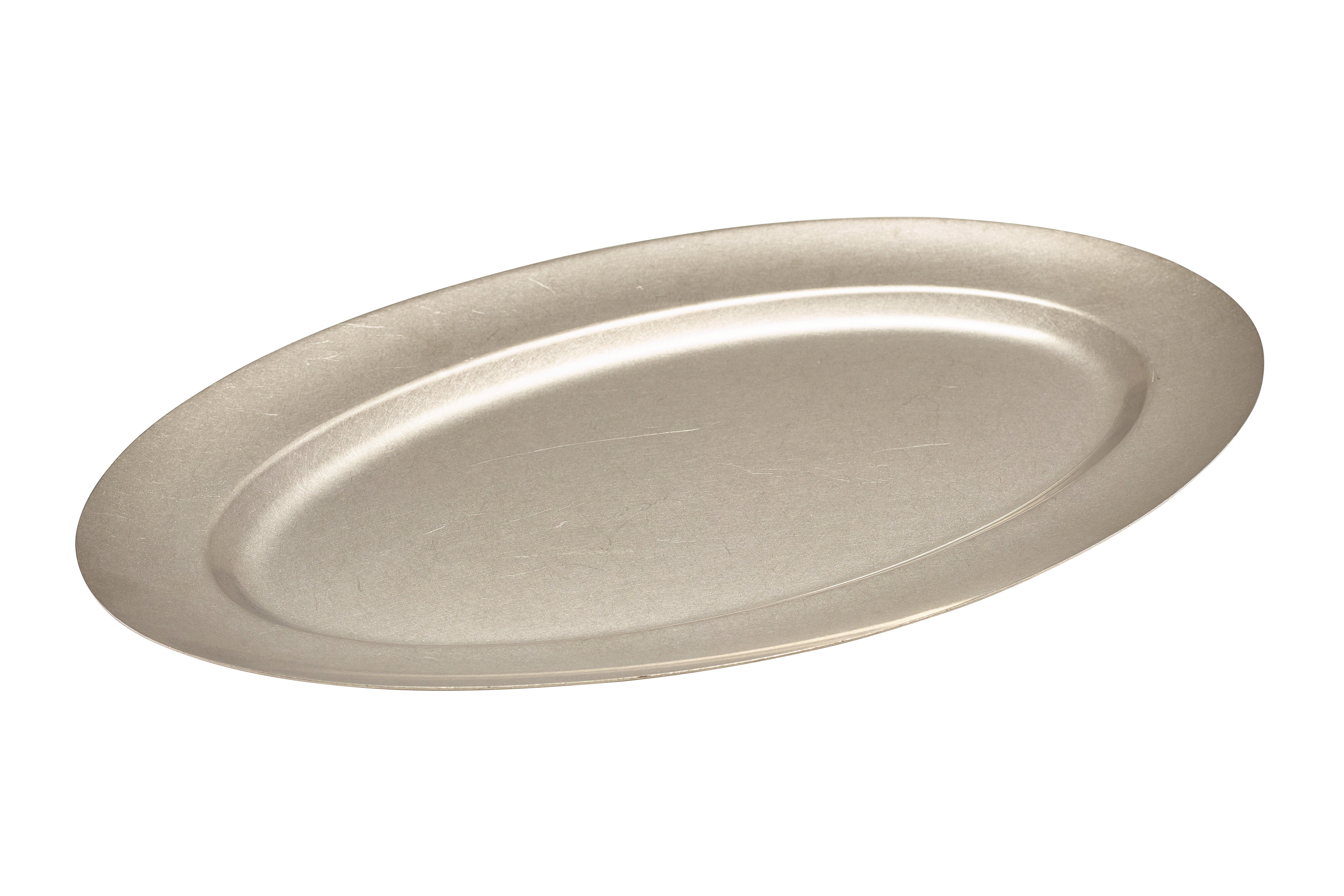 GenWare Vintage Steel Oval Platter 48cm