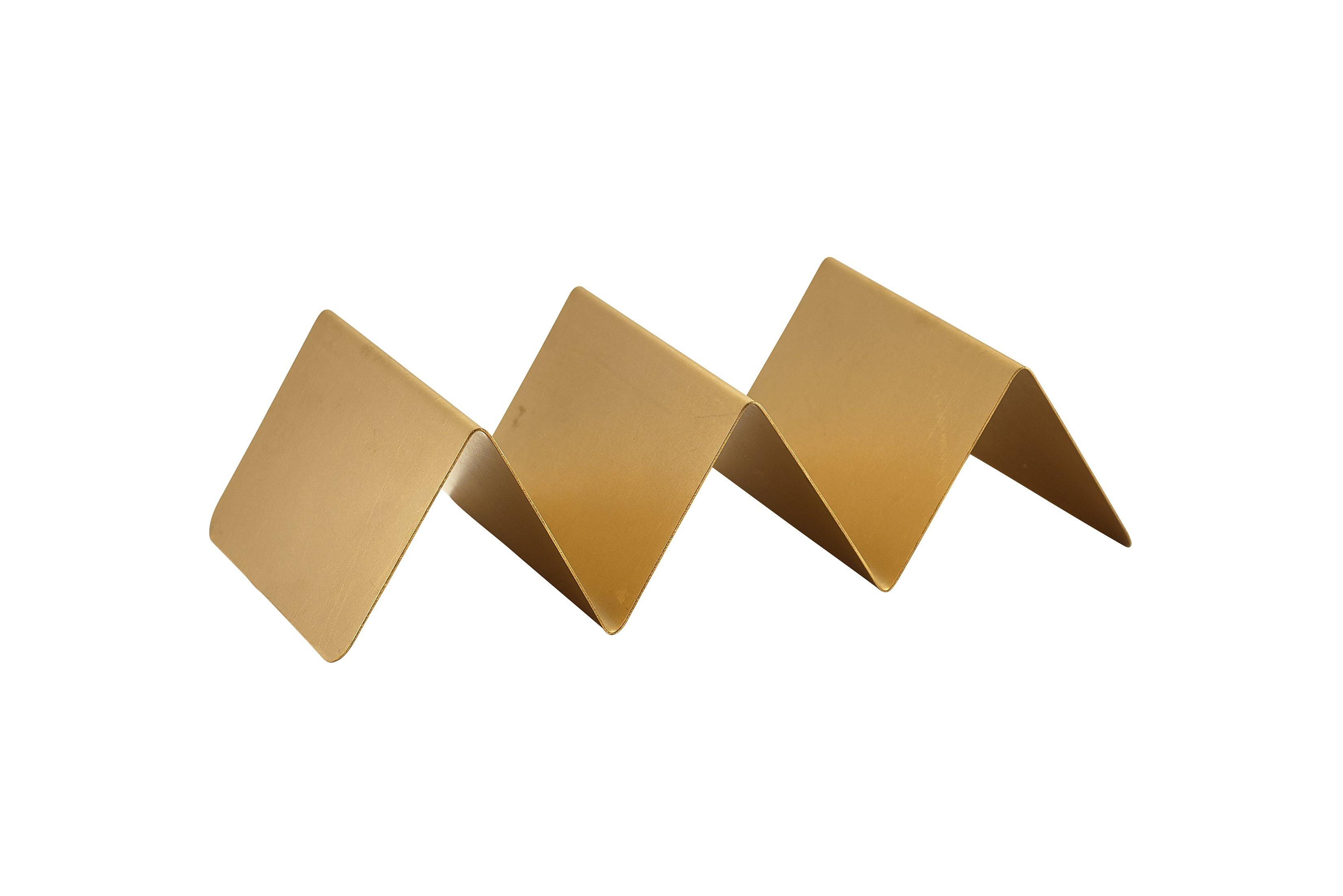 GenWare Gold Vintage Steel Fast Food Stand 2 Slot