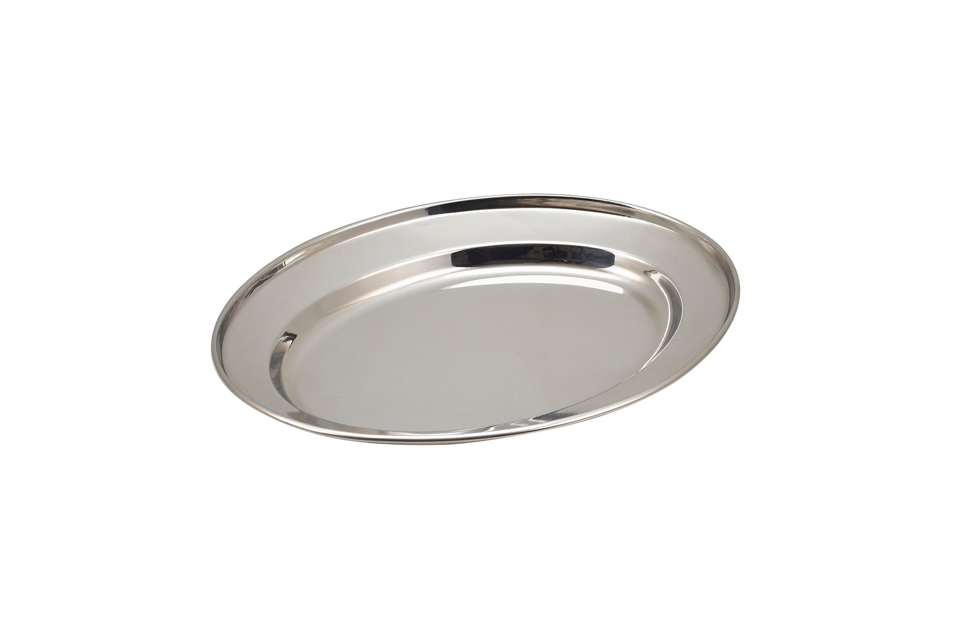 GenWare Stainless Steel Oval Flat 22cm