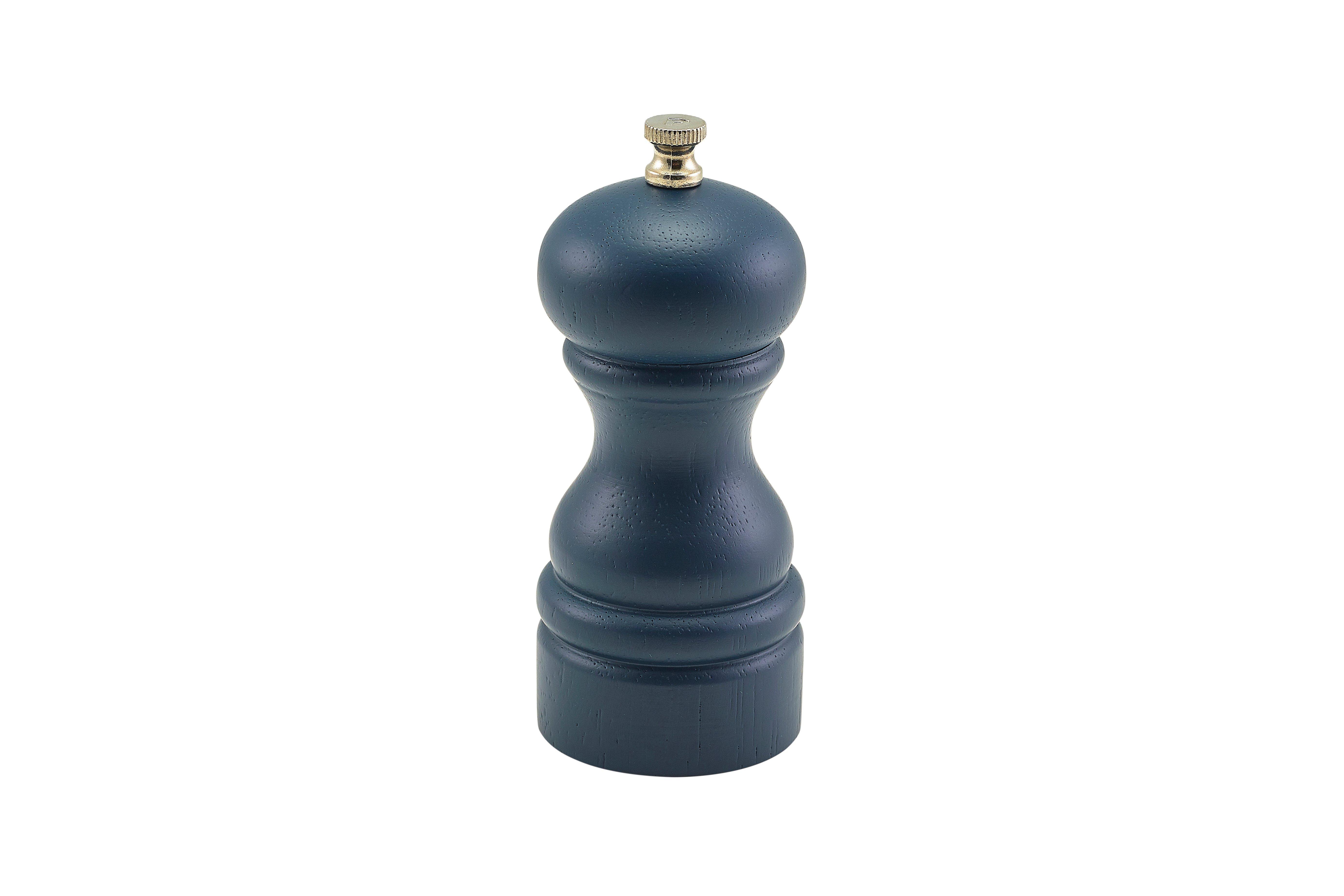 Blue Wooden Salt/ Pepper Grinder 13cm