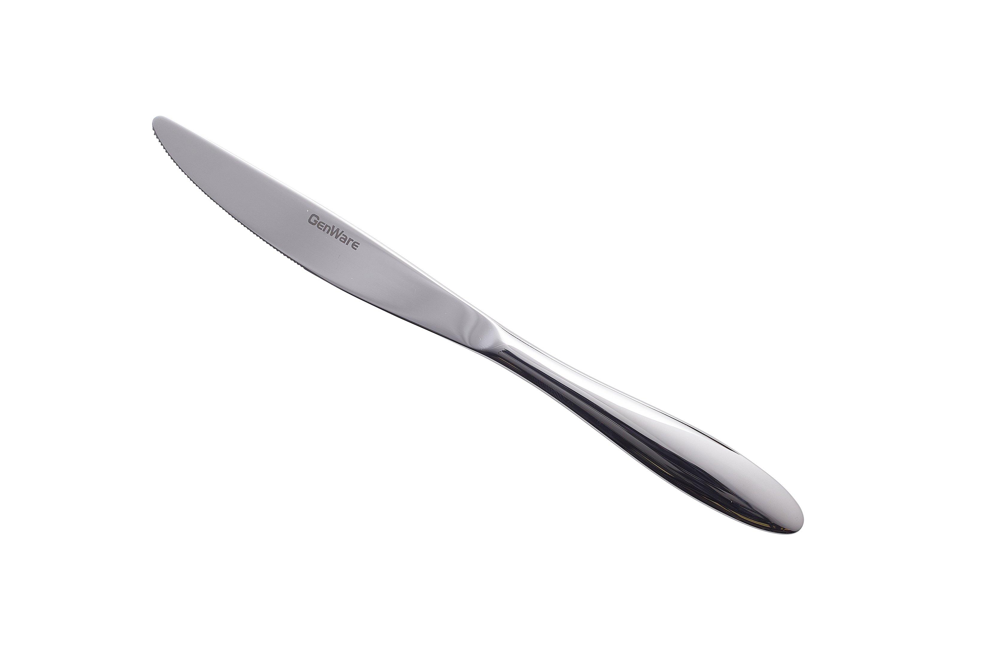 GenWare Salerno Dessert Knife 18/10 (Dozen)