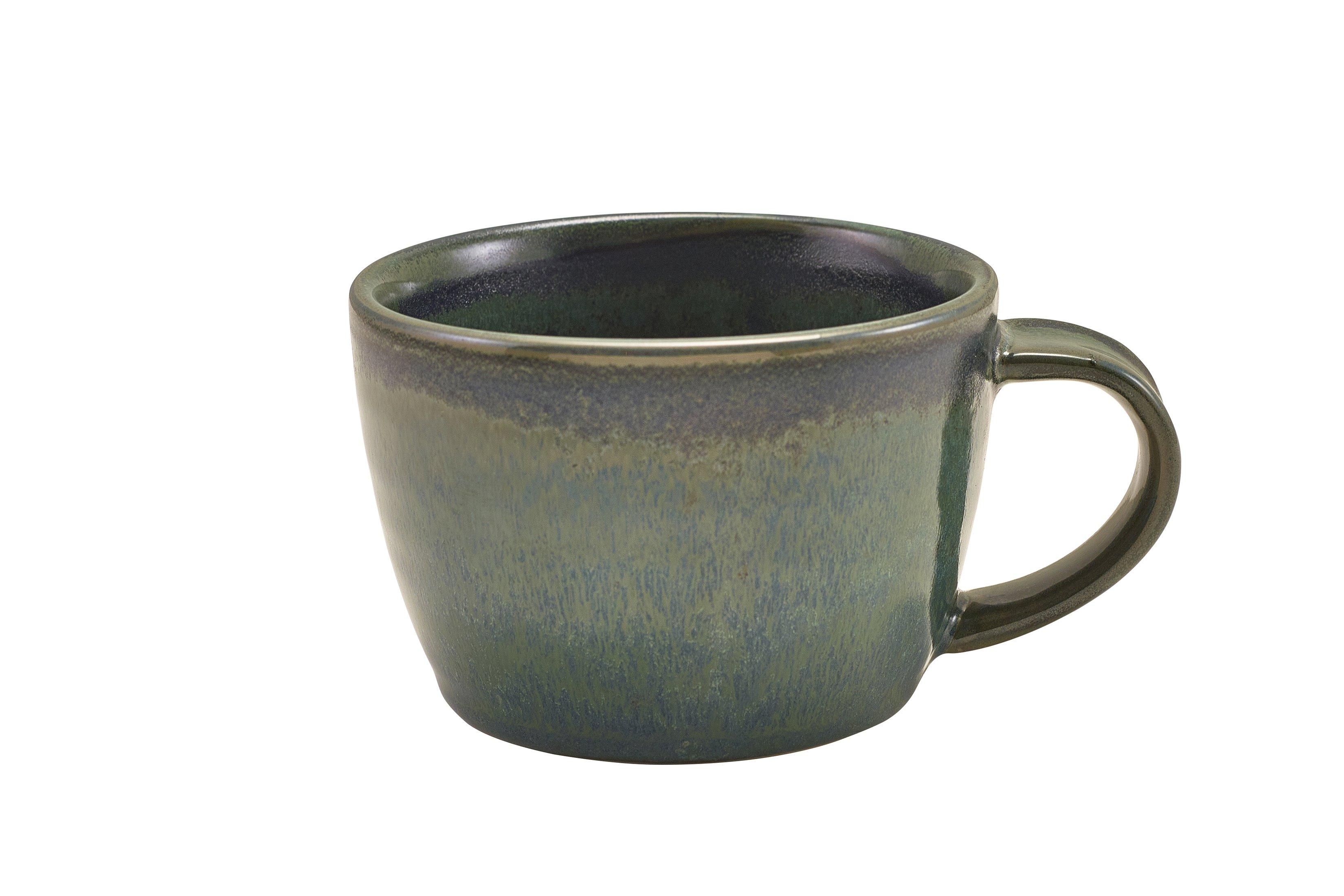 Terra Porcelain Aqua Green Coffee Cup 22cl