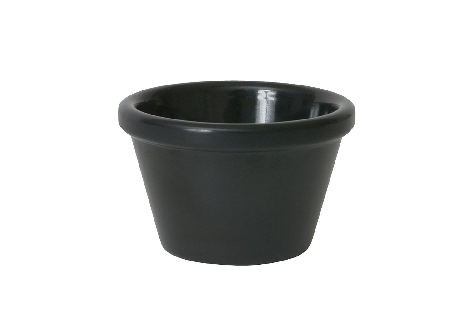 GenWare Melamine Black Smooth Ramekin 59ml