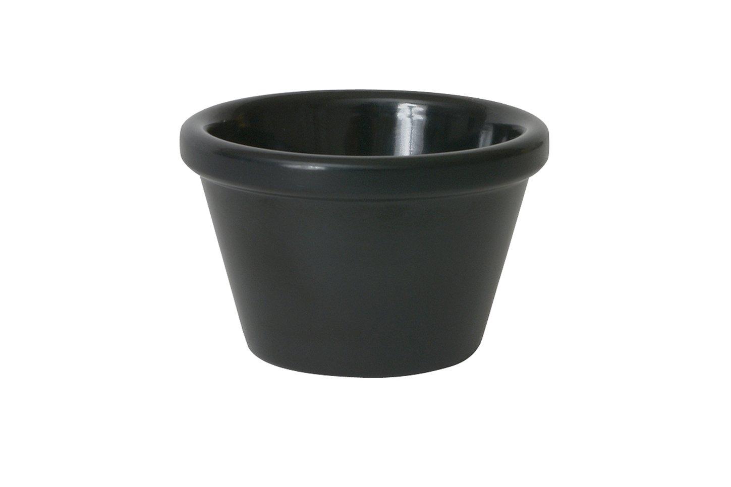 GenWare Melamine Black Smooth Ramekin 85ml