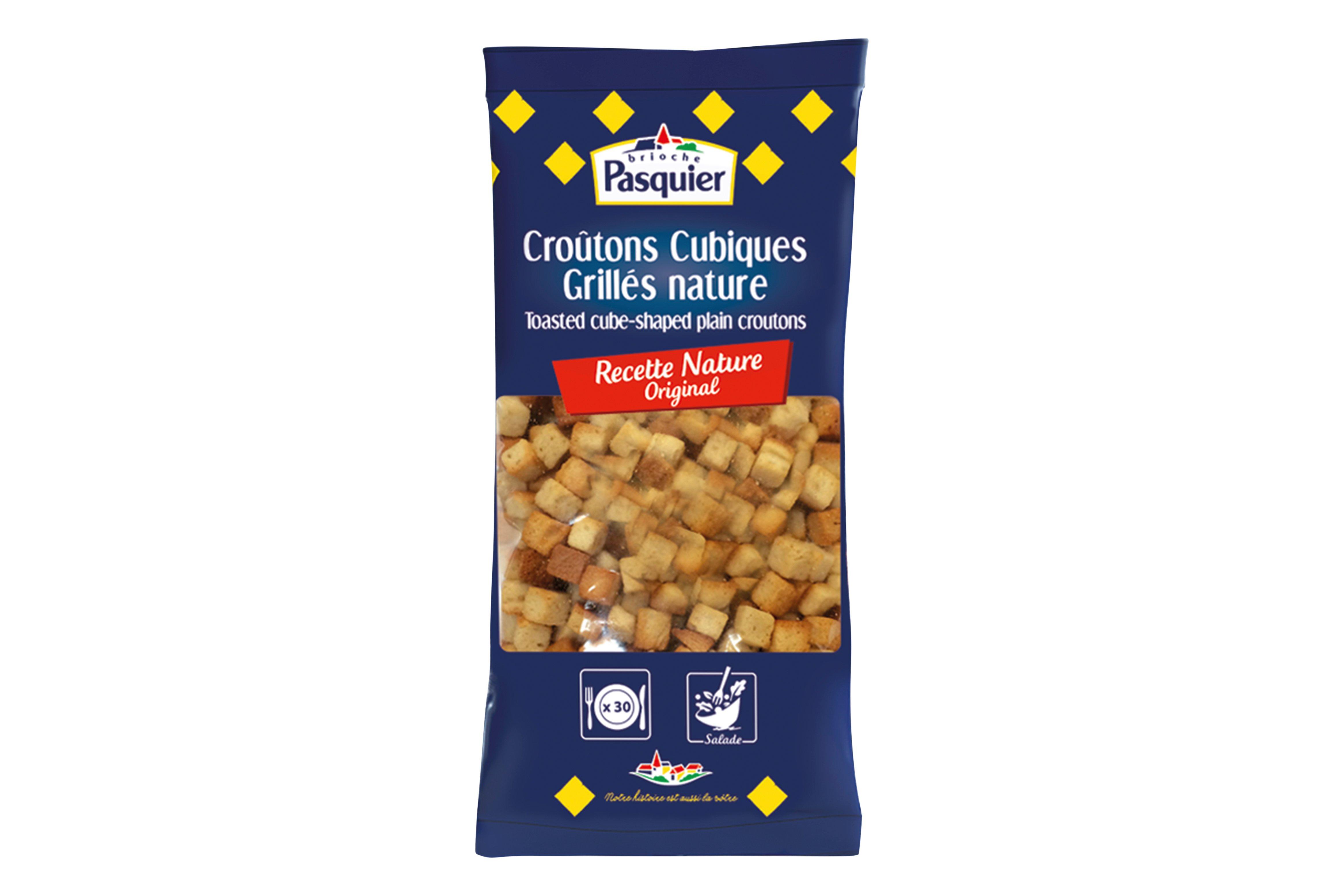Brioche Pasquier Baked Cubic Plain Croutons
