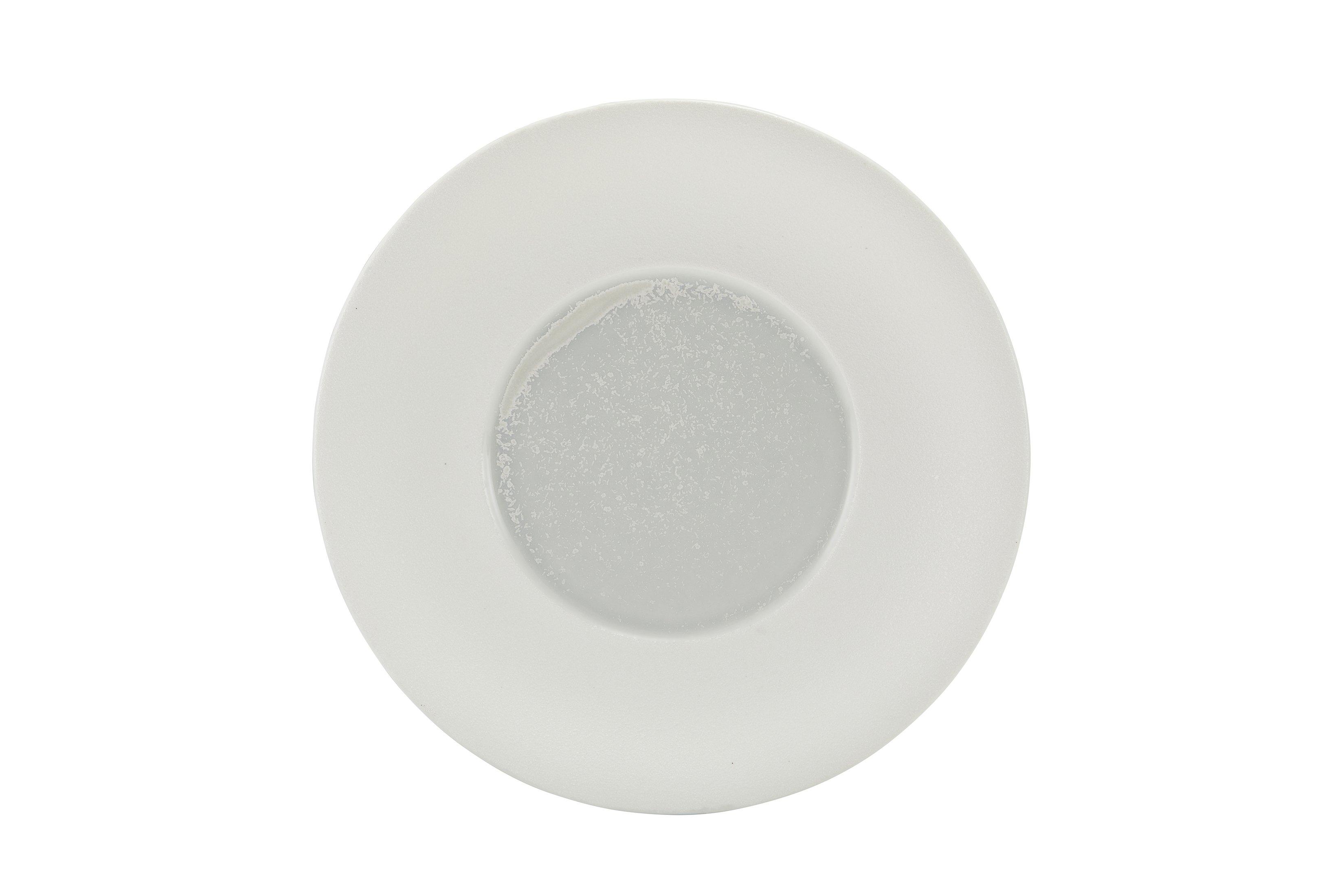 Incise Porcelain Lustre Deep Winged Plate 26cm