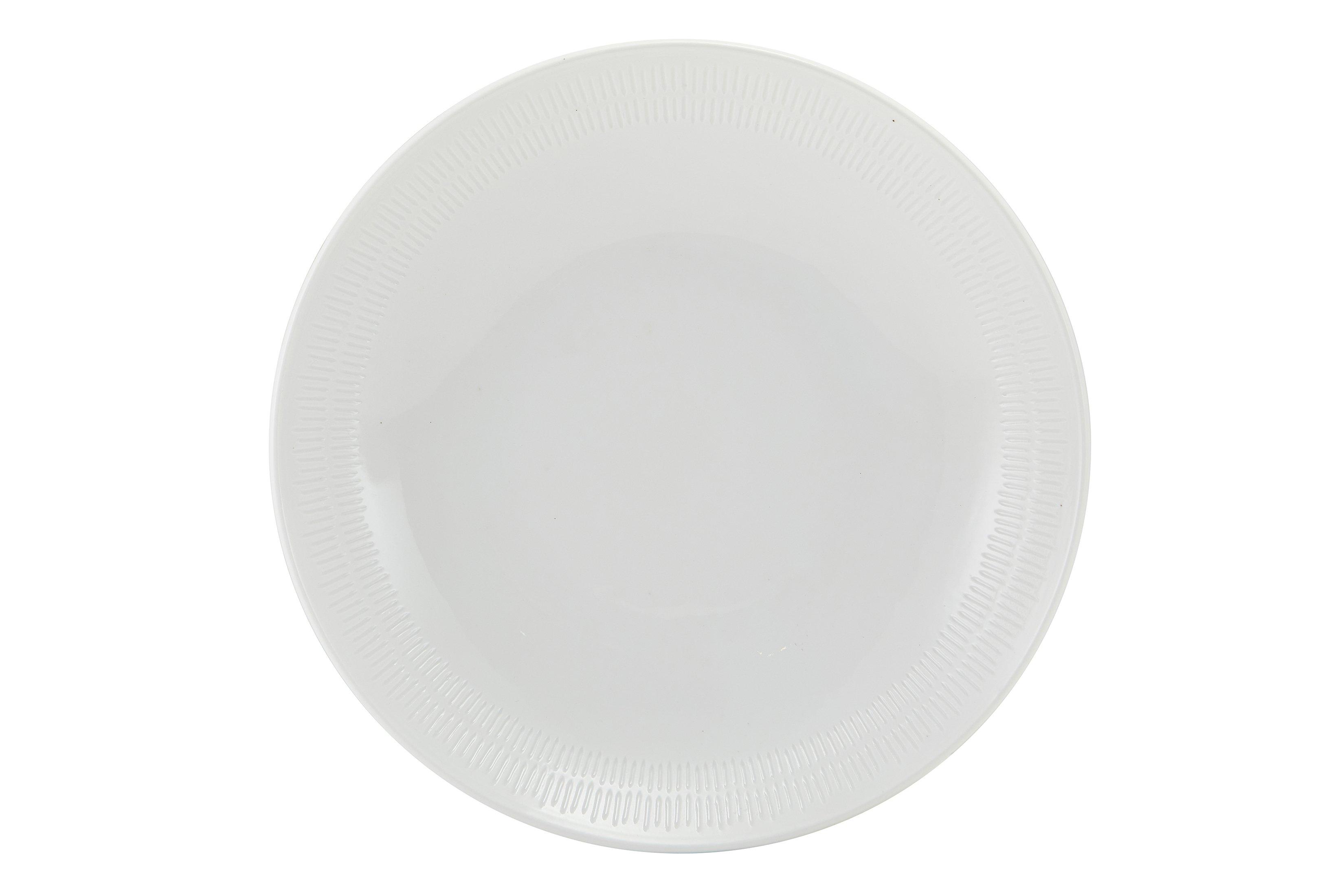Incise Porcelain Solara Coupe Bowl 25.5cm