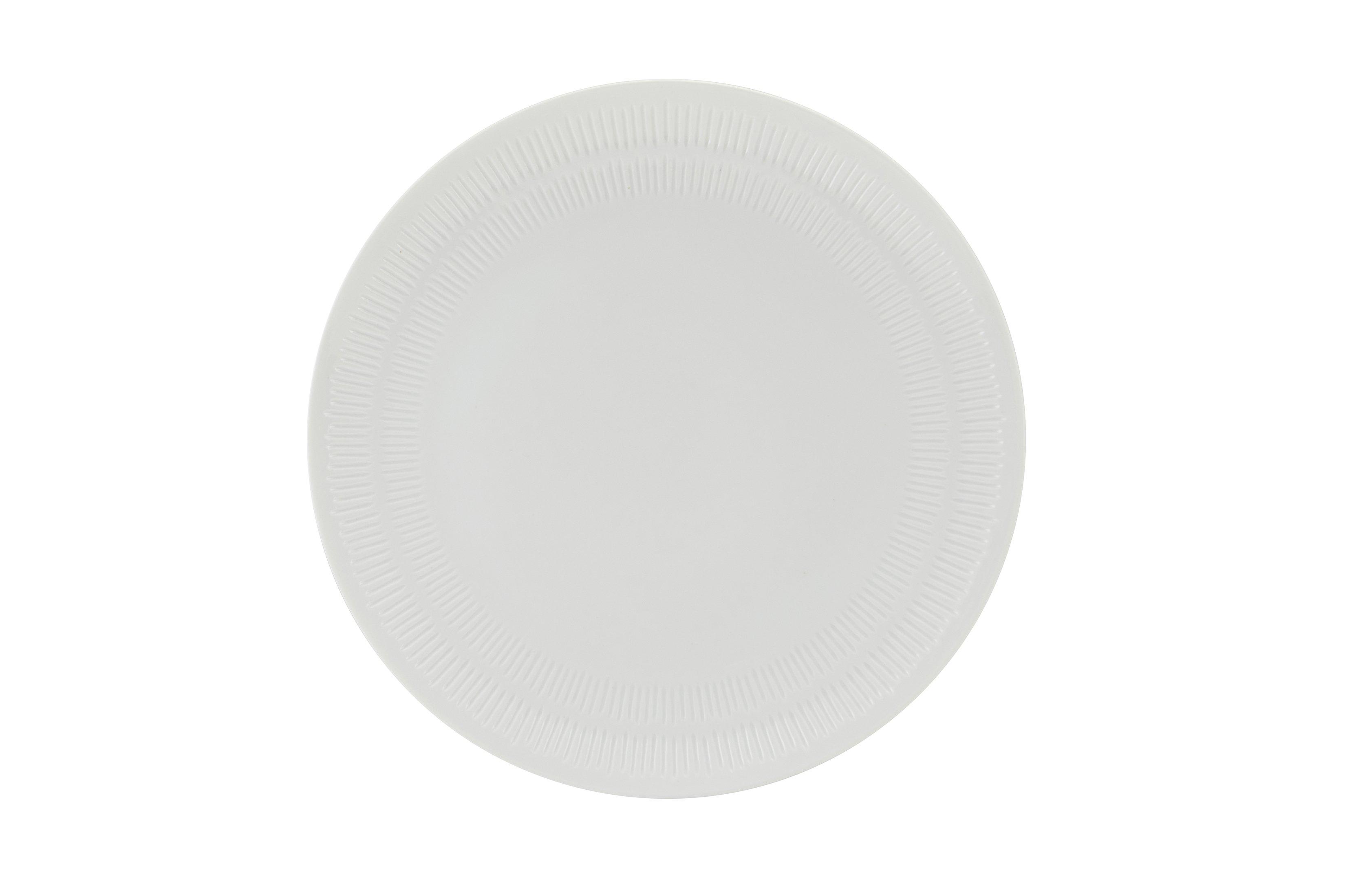 Incise Porcelain Solara Coupe Plate 25.5cm