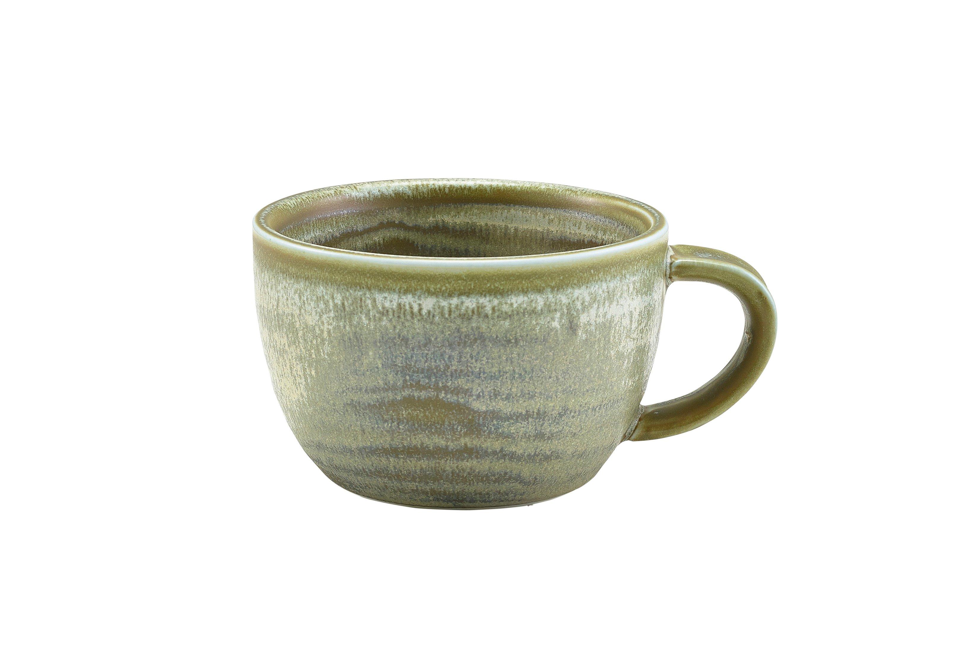 Terra Porcelain Matt Grey Coffee Cup 28.5cl