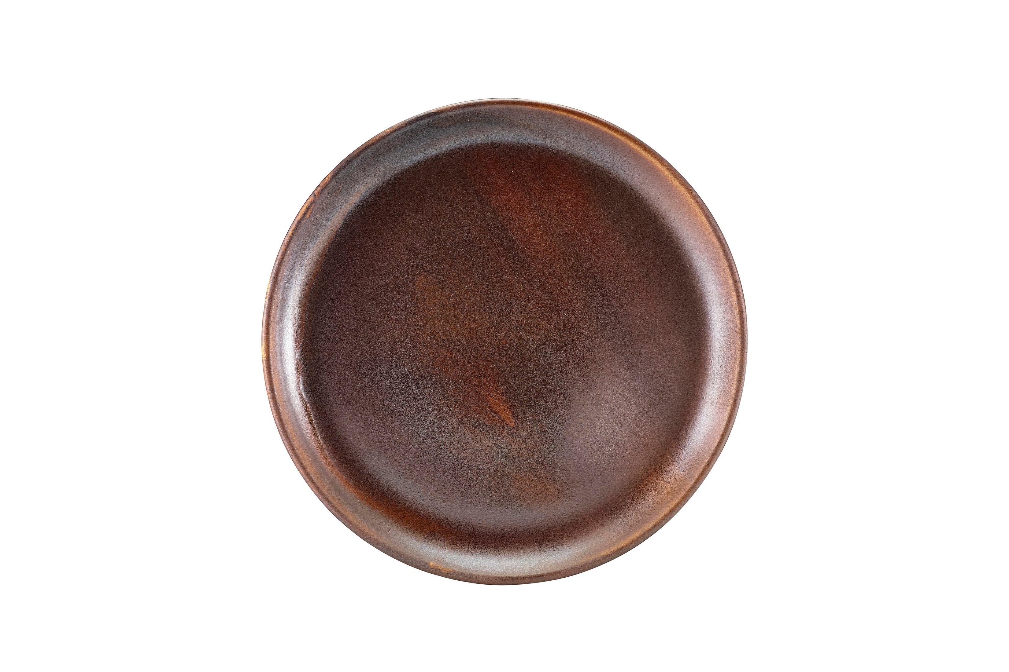 Terra Porcelain Rustic Copper Coupe Plate 27.5cm