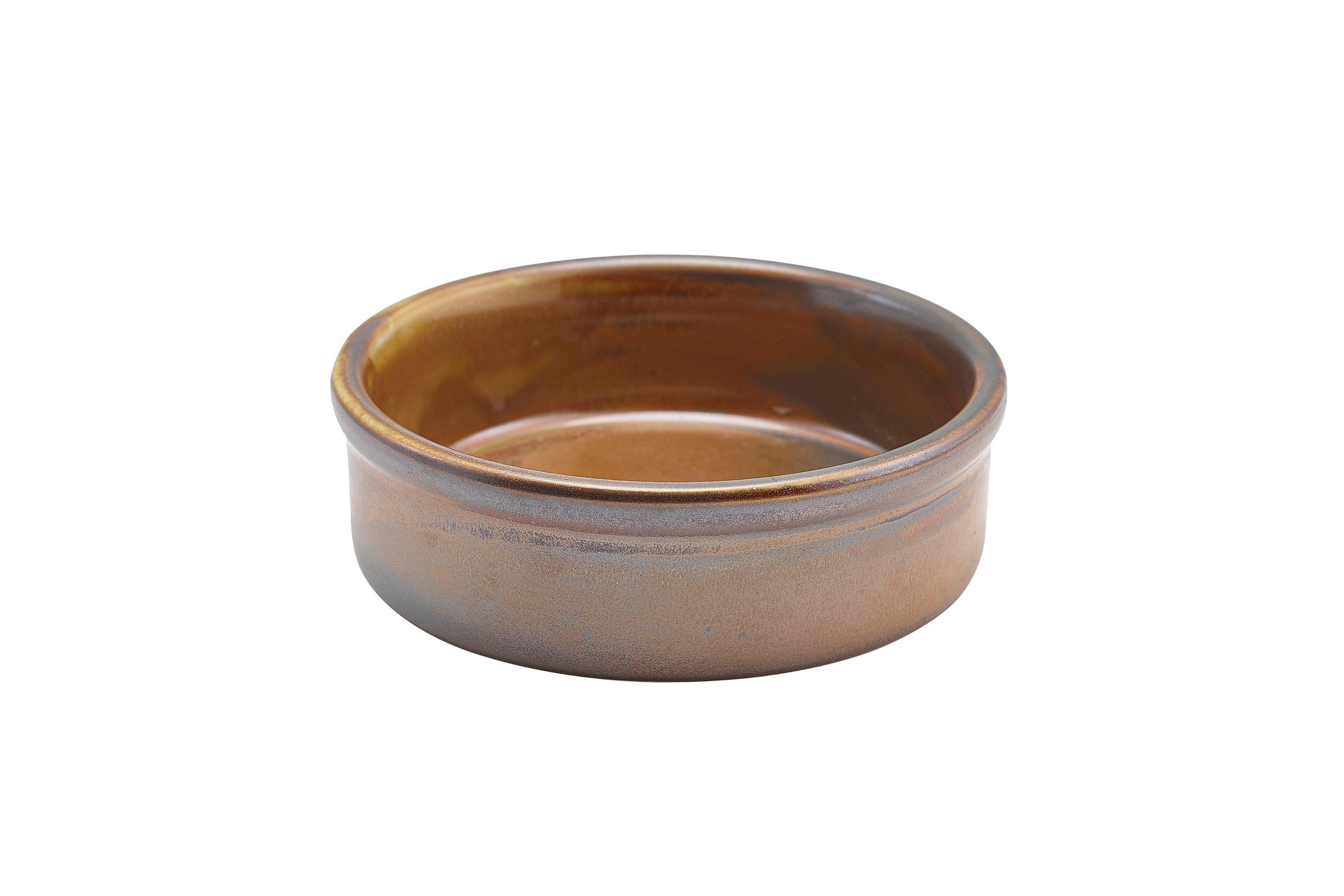 Terra Porcelain Rustic Copper Tapas Dish 10cm