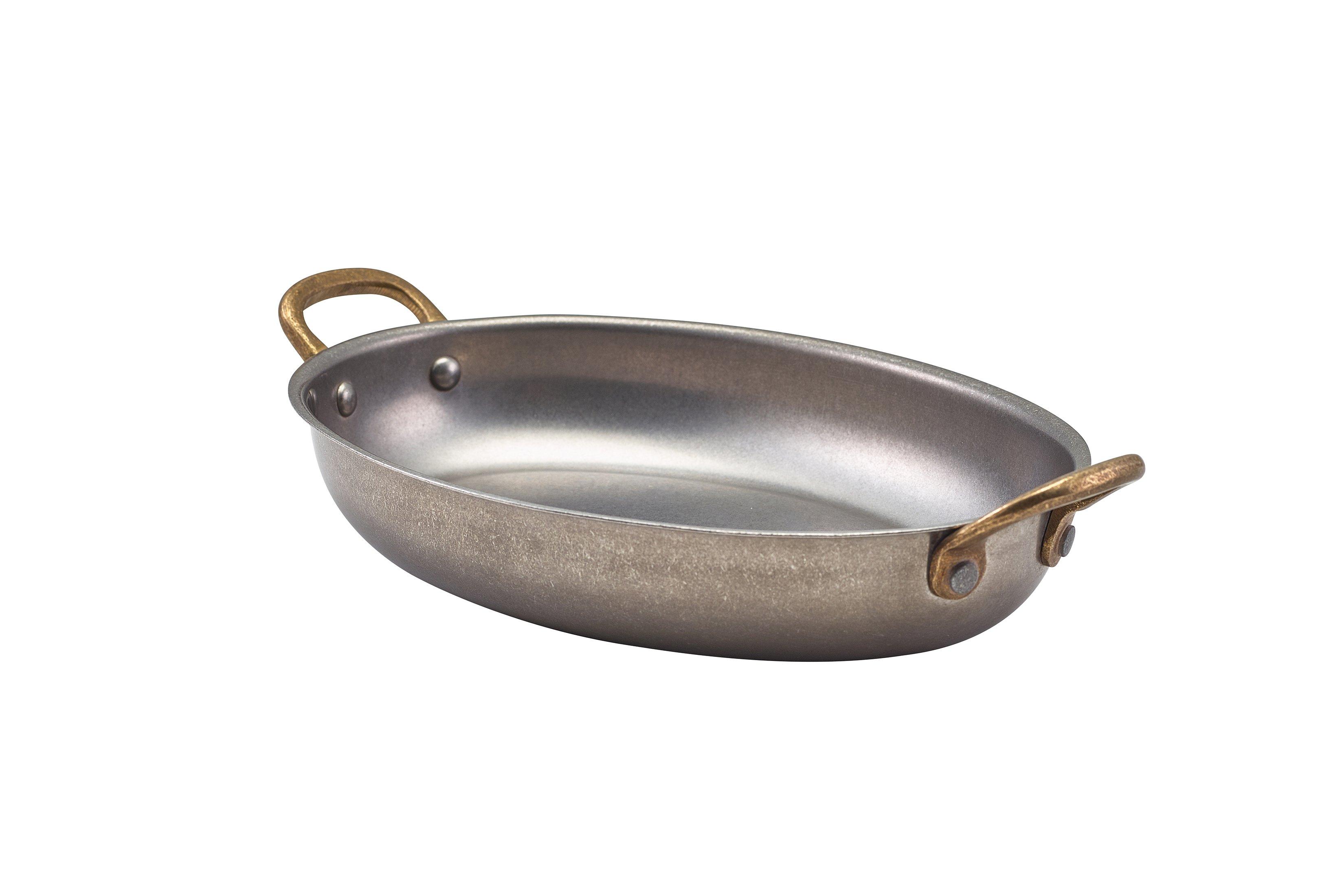 GenWare Vintage Steel Oval Dish 20.75cm