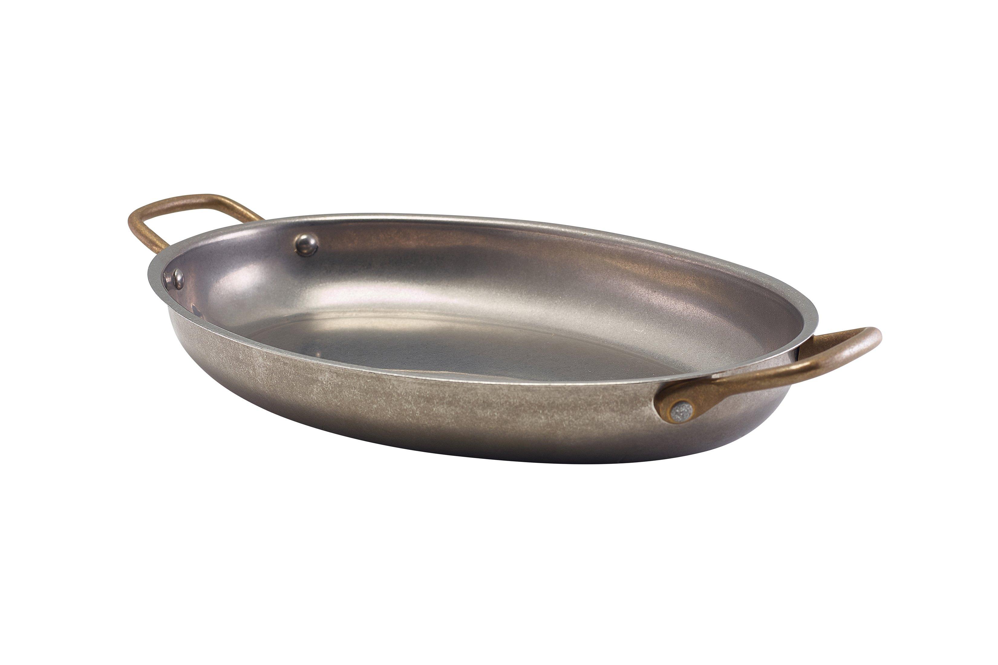 GenWare Vintage Steel Oval Dish 30cm