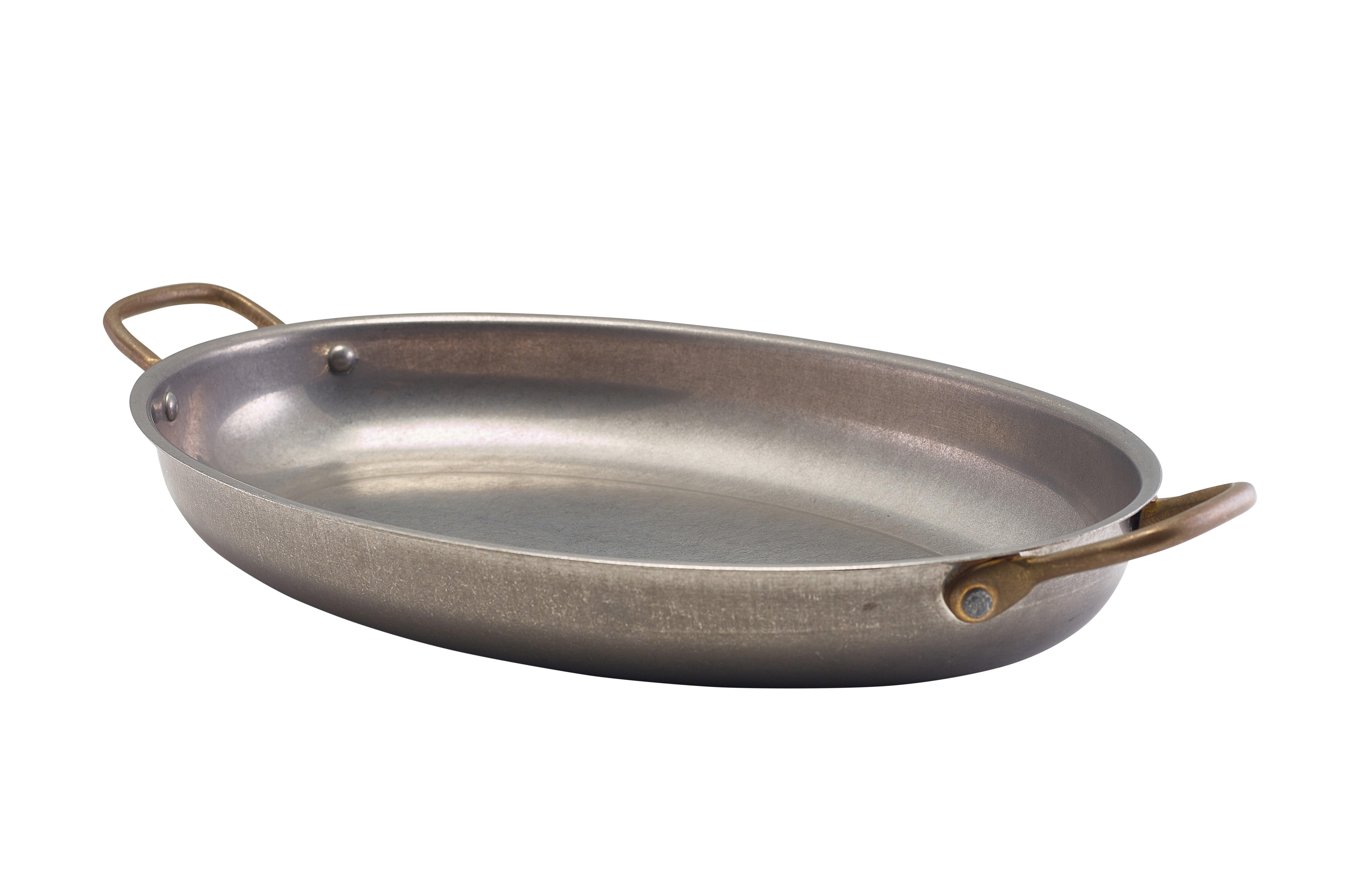 GenWare Vintage Steel Oval Dish 34cm