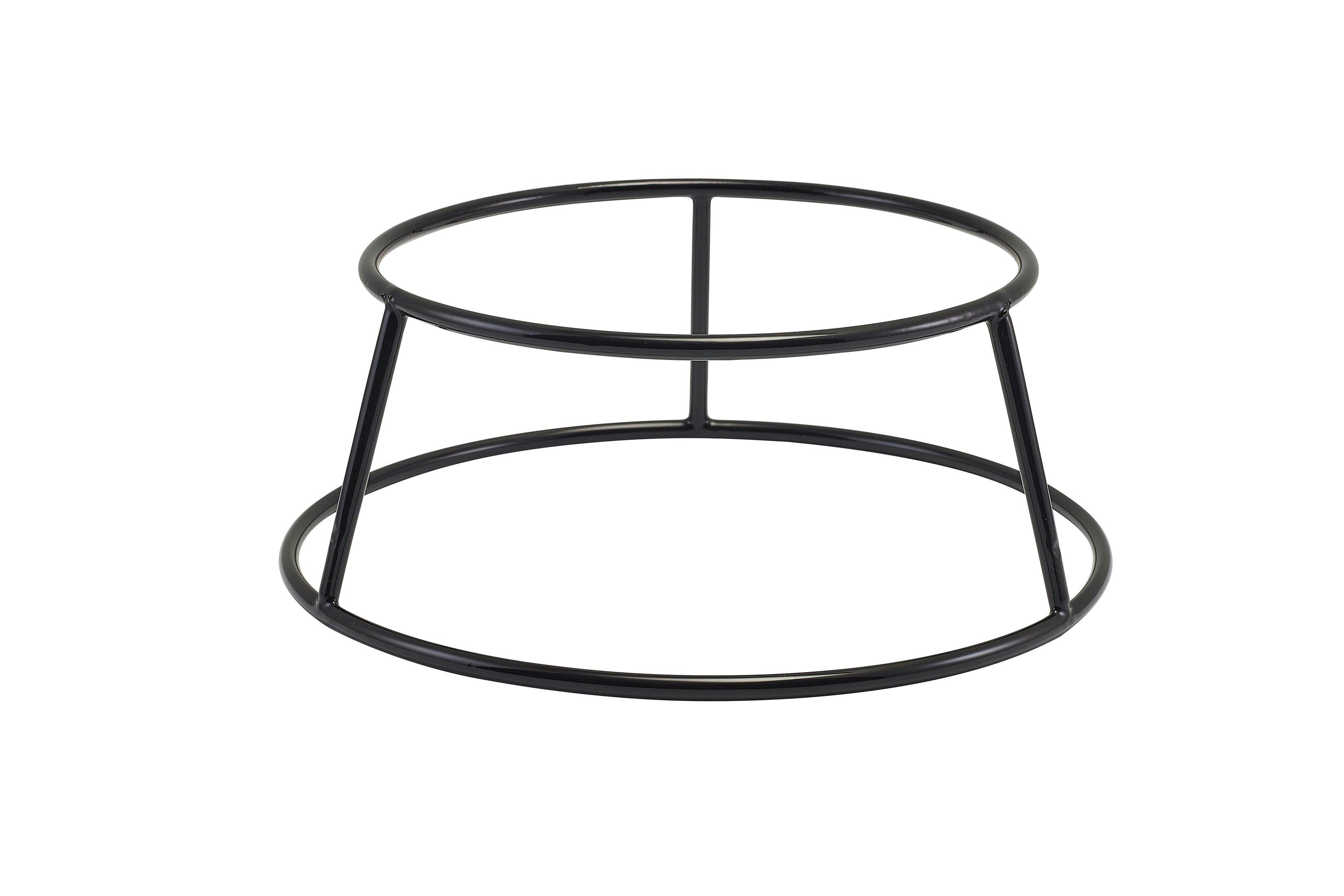 GenWare Black Anti-Slip Round Buffet Riser 10cm
