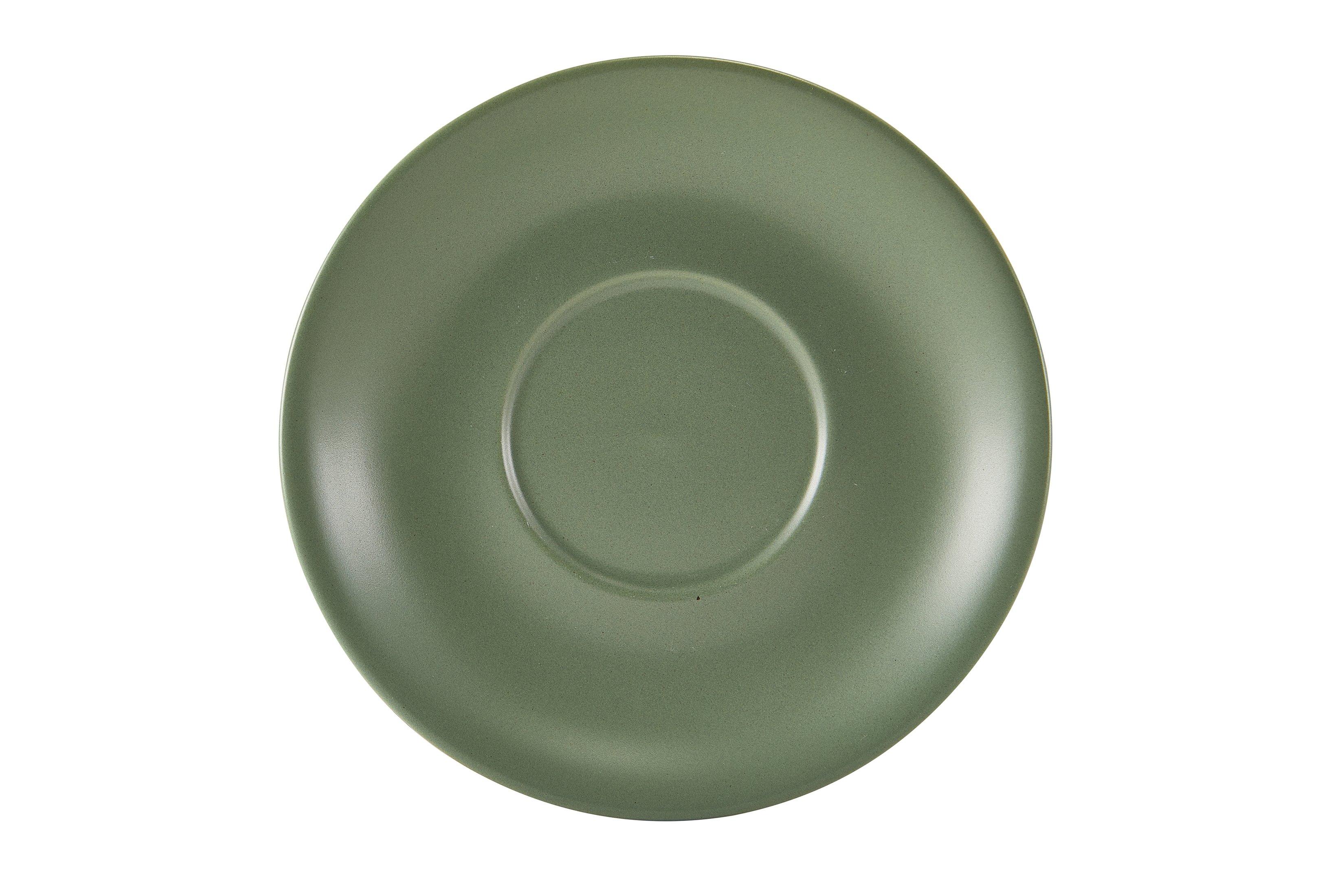 GenWare Porcelain Matt Sage Saucer 16cm