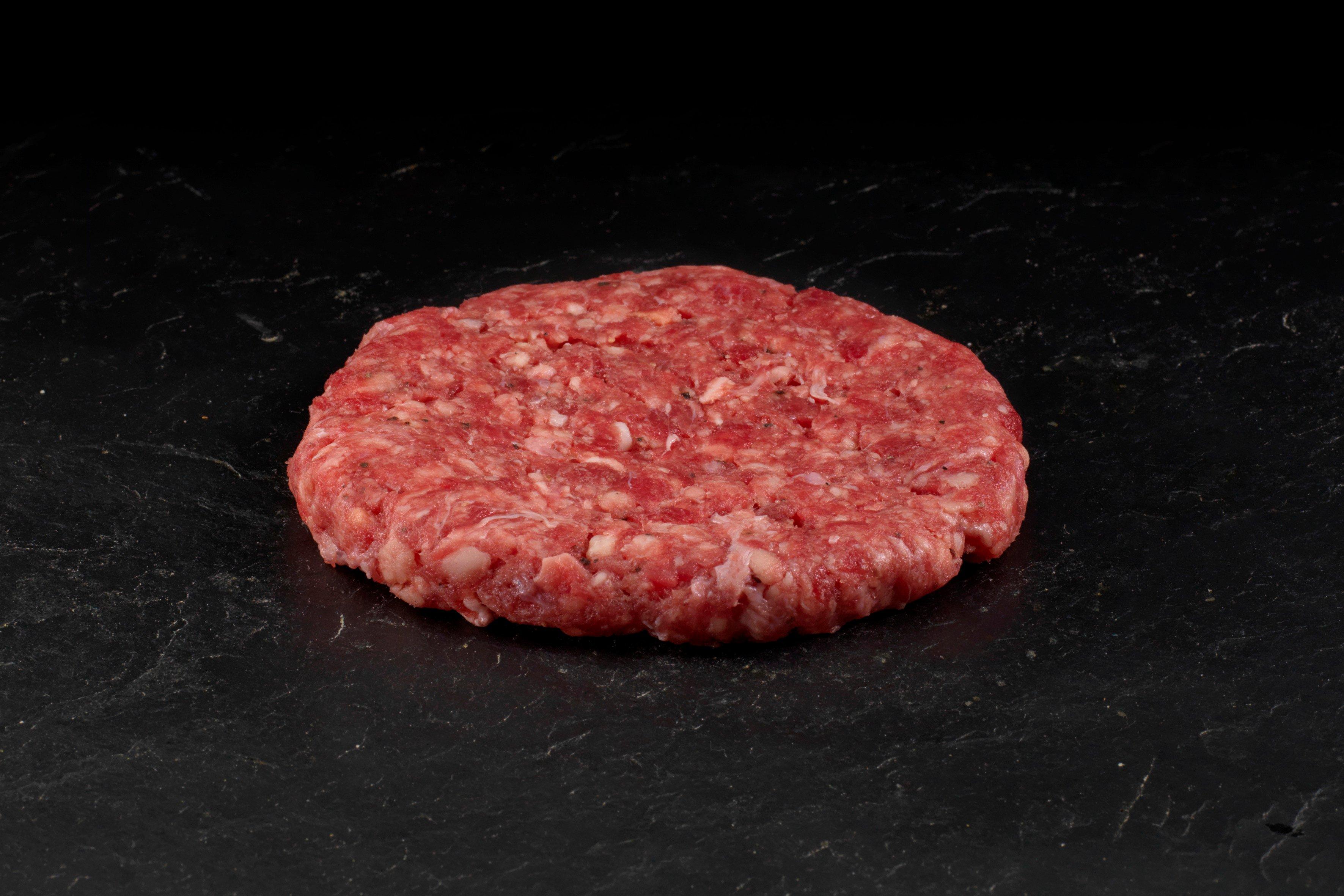Birchstead British Top Rump, Short Rib & Cap 95% Beef Burger 113g