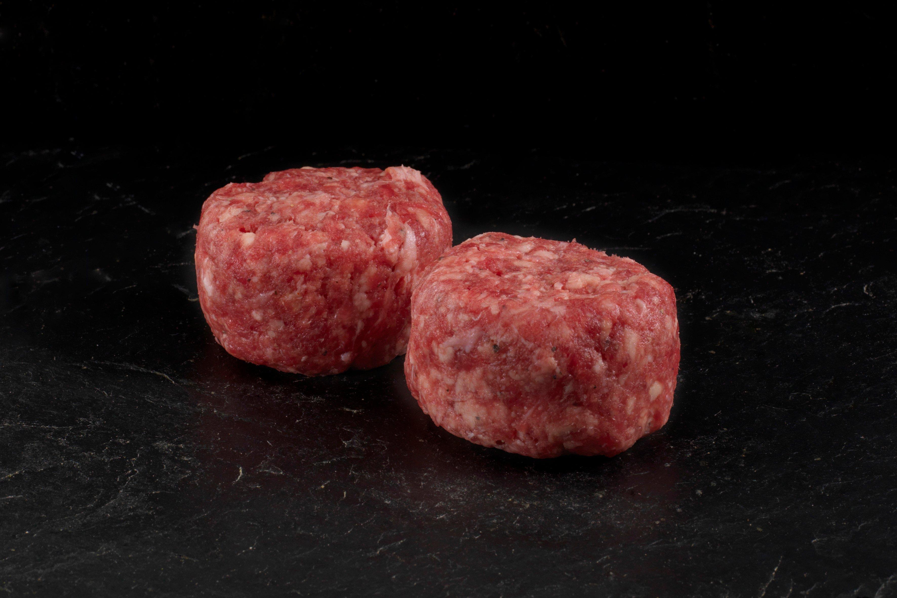 Birchstead British Top Rump, Short Rib & Cap 95% Beef Burger Puck 57g