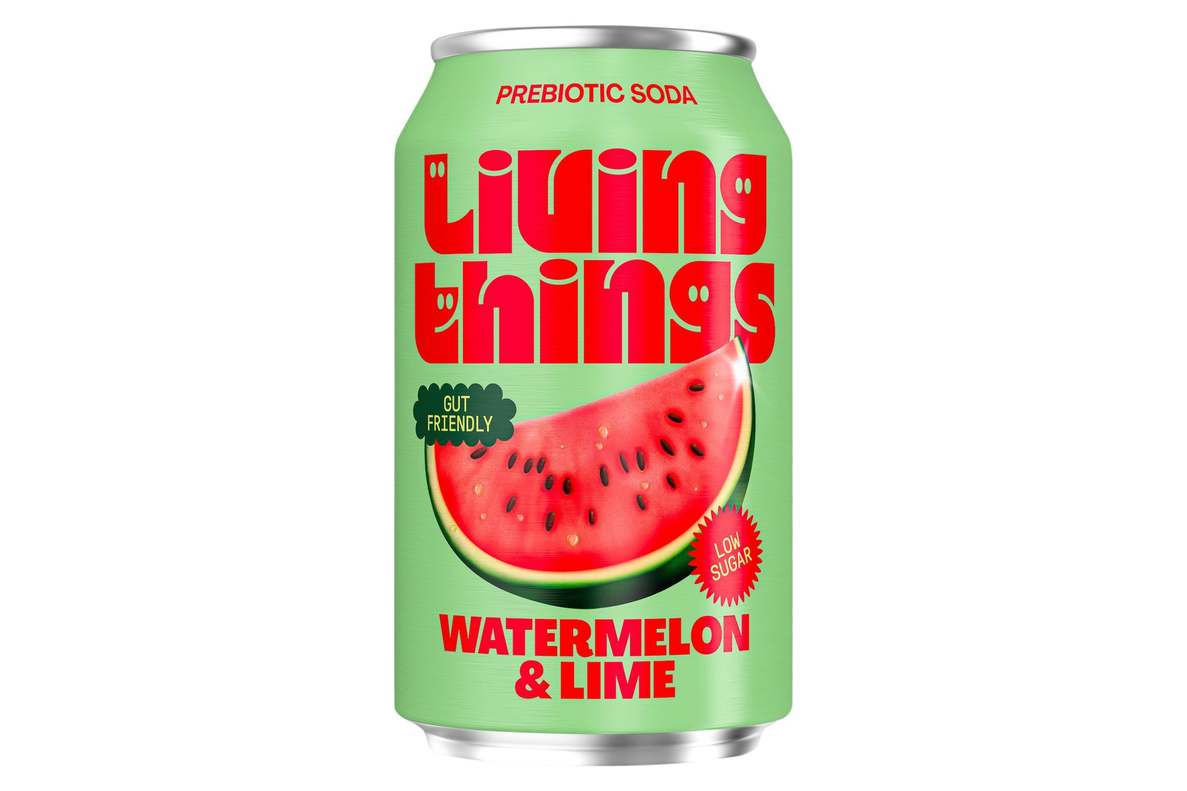 Living Things Sparkling Watermelon Lime 330ml