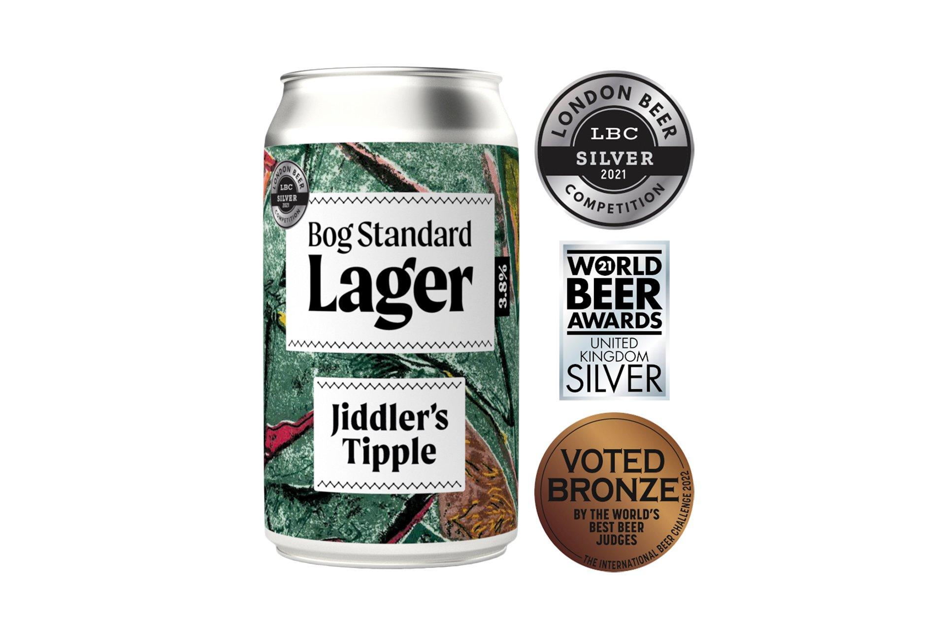 Jiddler's Tipple Bog Standard Lager 330ml