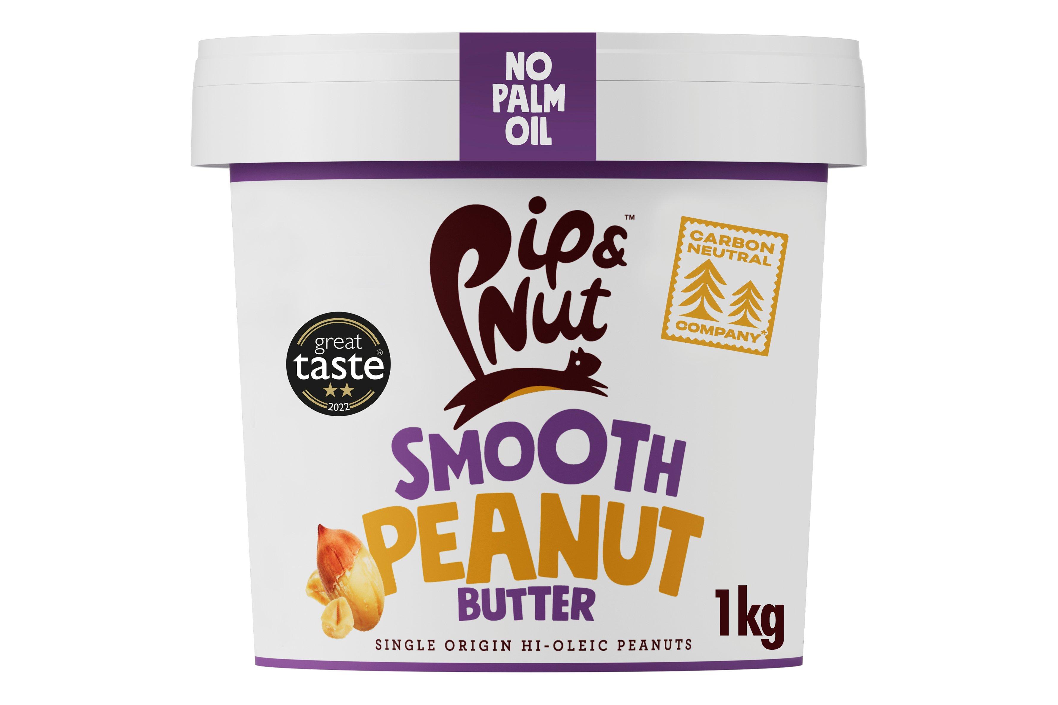 Pip & Nut Smooth Peanut Butter 1kg