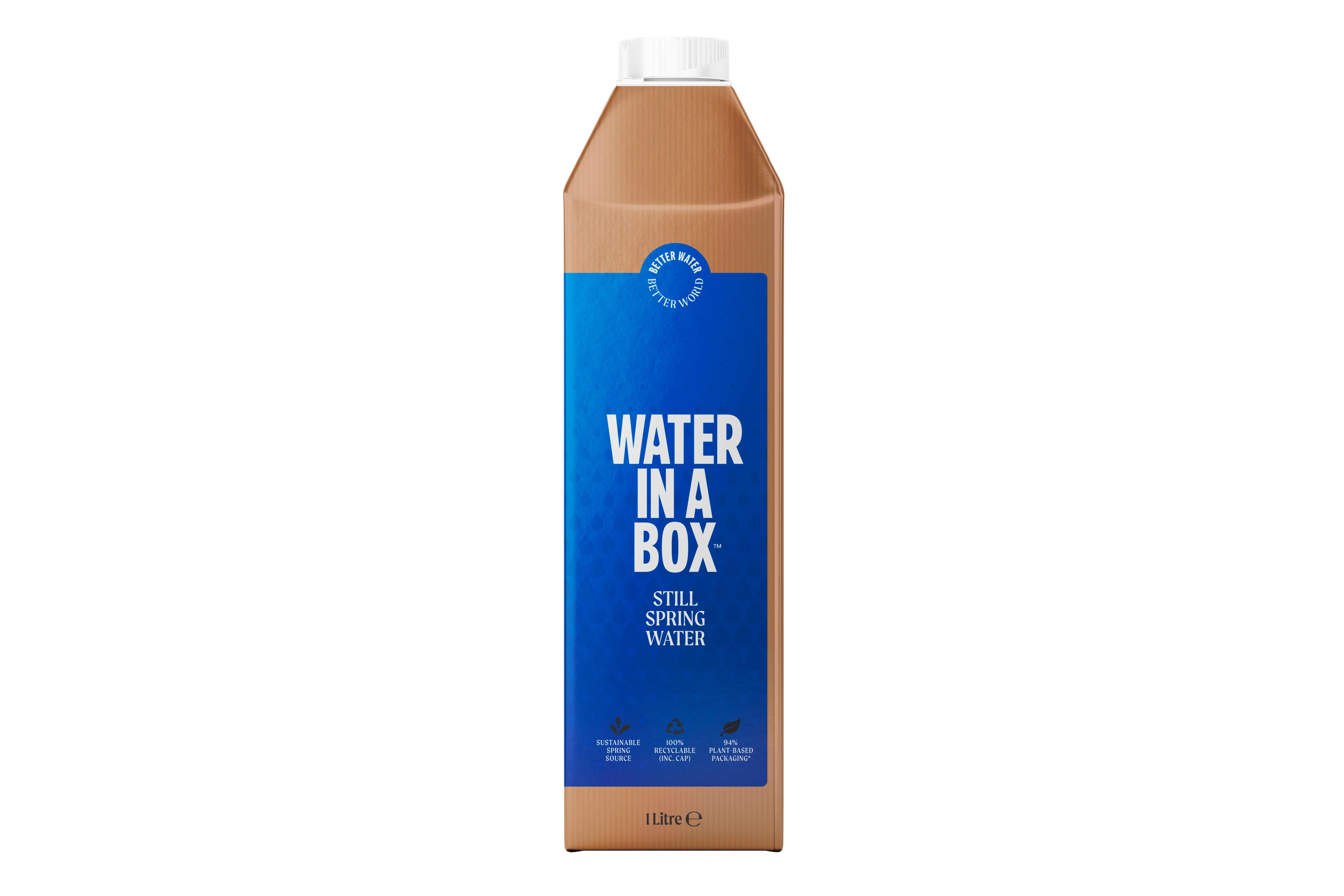 Pure Spring Water In a Box Natural Spring Water 1ltr