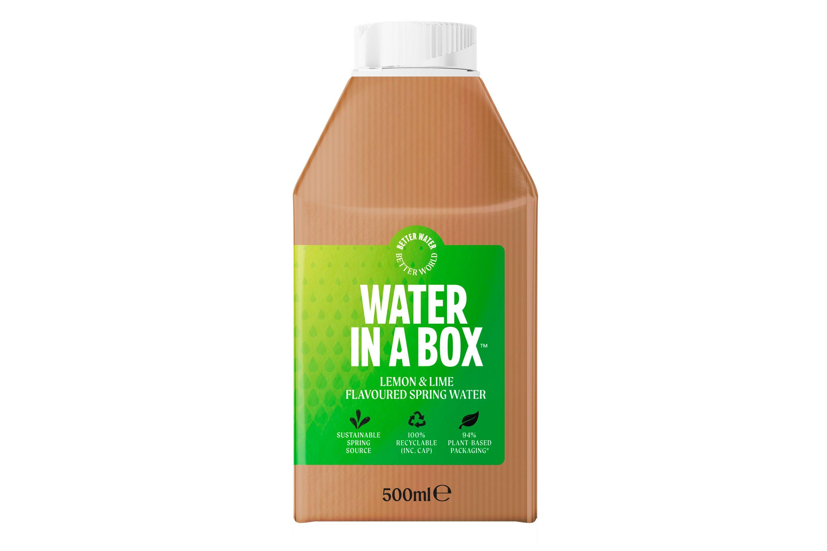 Pure Spring Water In a Box Lemon & Lime 500ml
