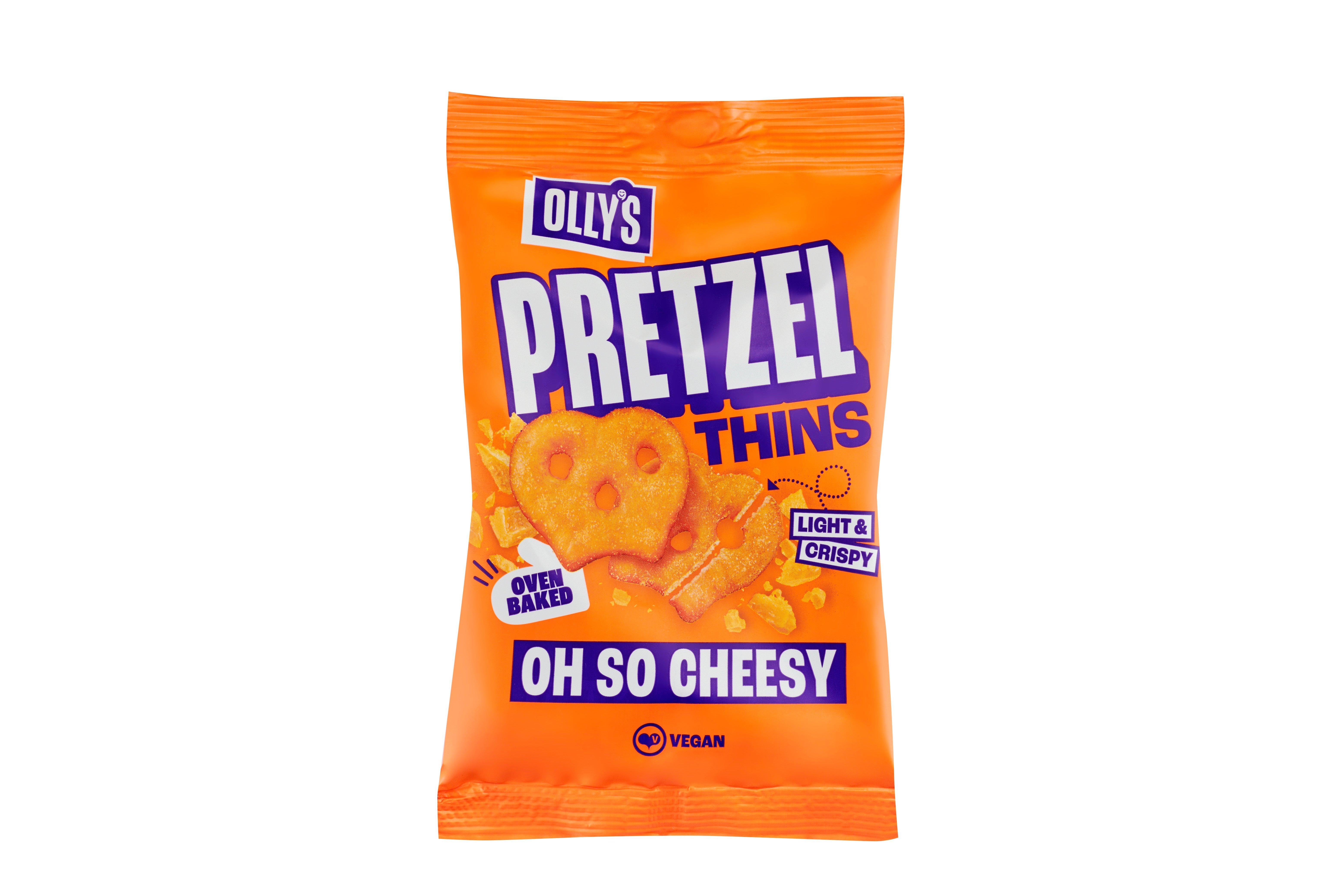 Olly's Vegan Cheese Pretzel Thins 35g