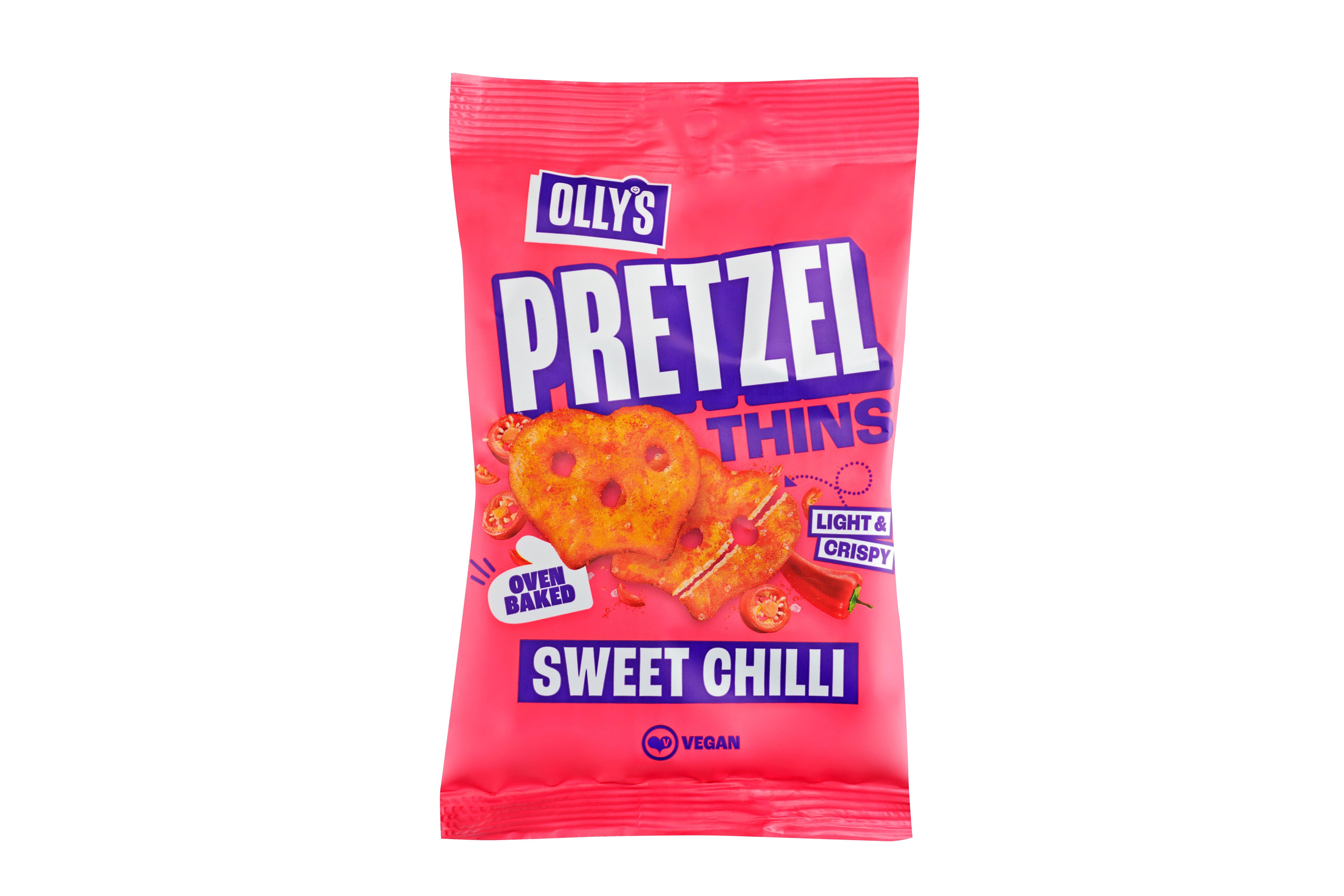 Olly's Vegan Chilli Pretzel Thins 35g