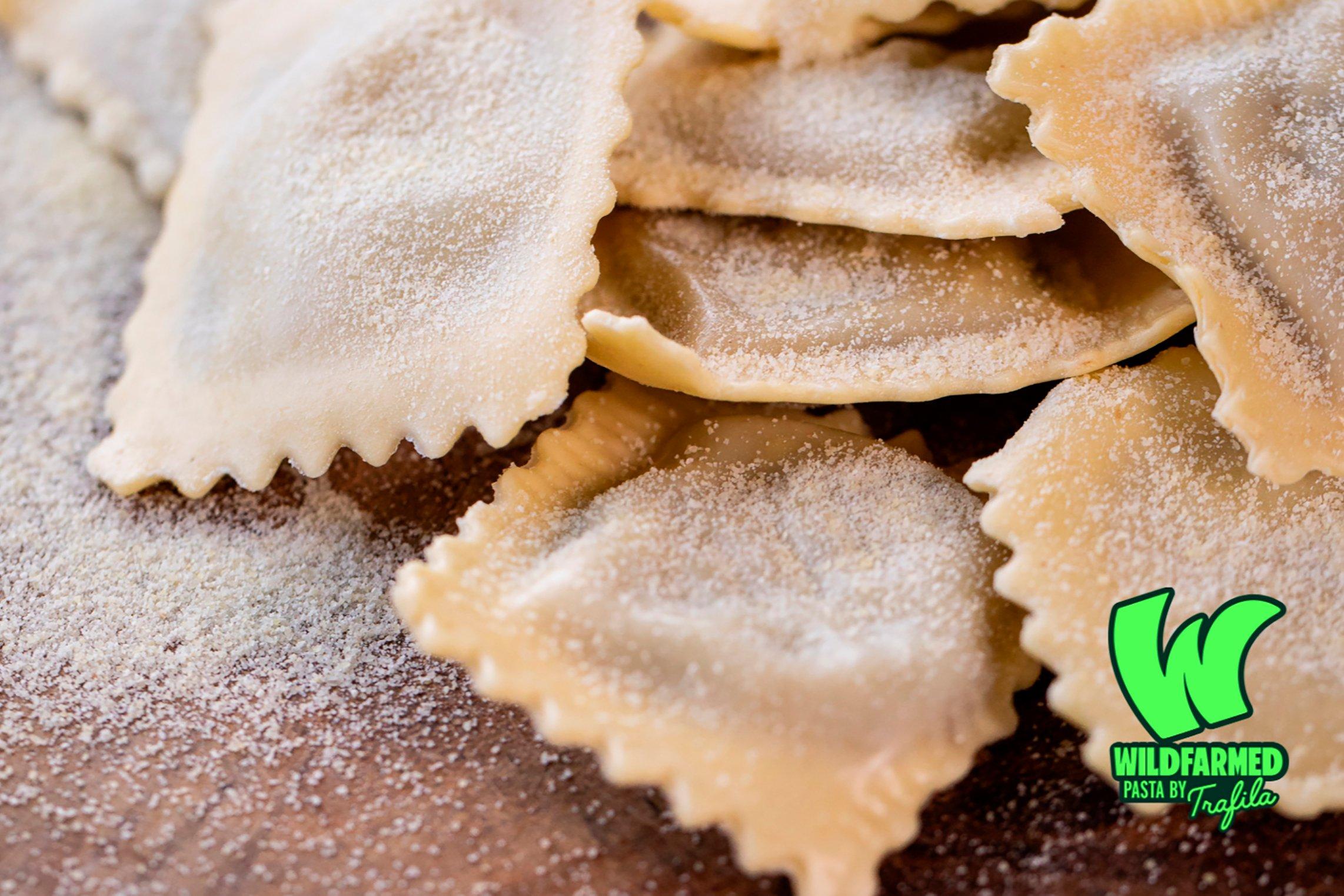 Wildfarmed Pasta by Trafila Pea & Mint Ravioli