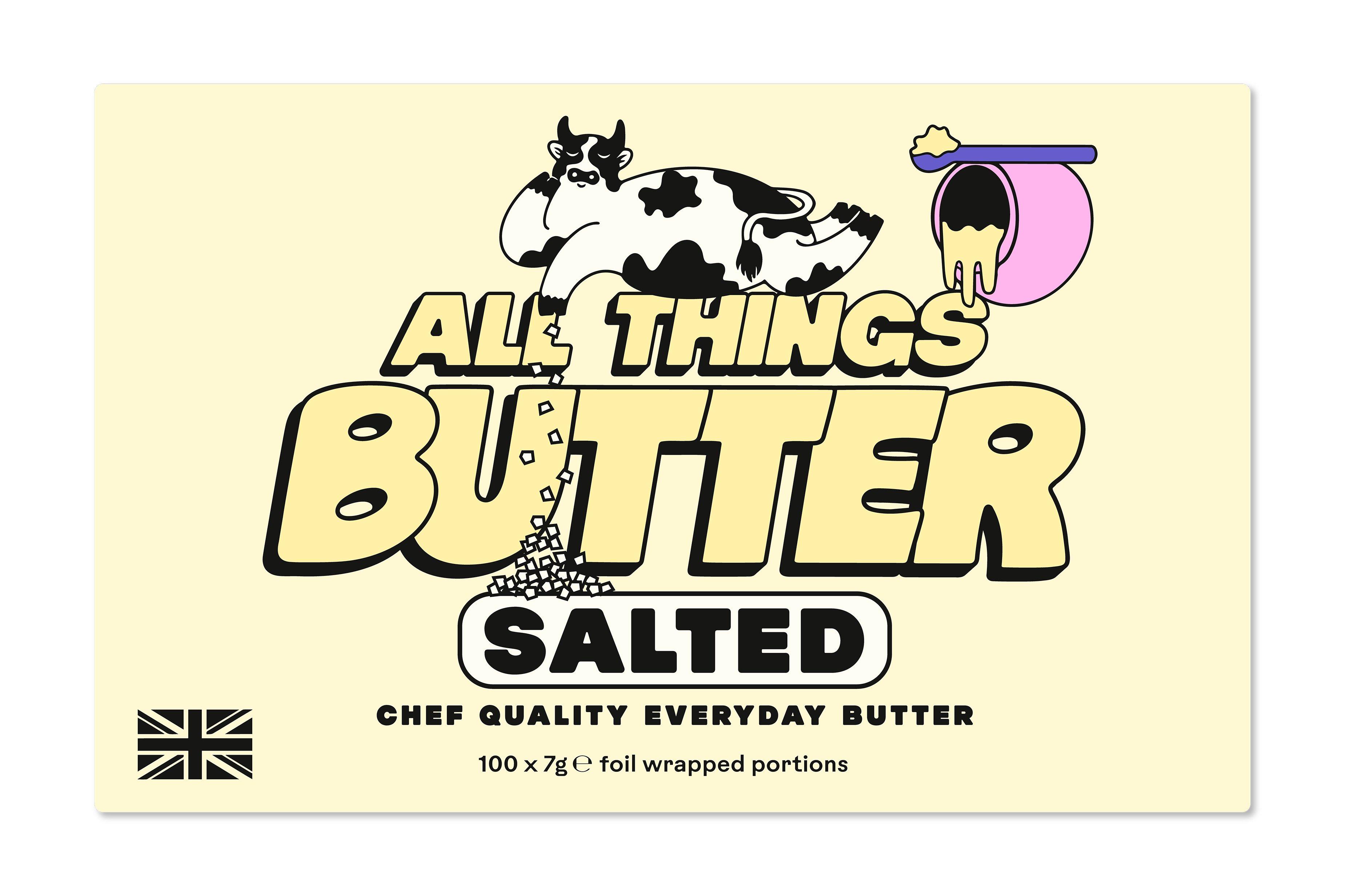 All Things Butter Salted Butter Portions 7g