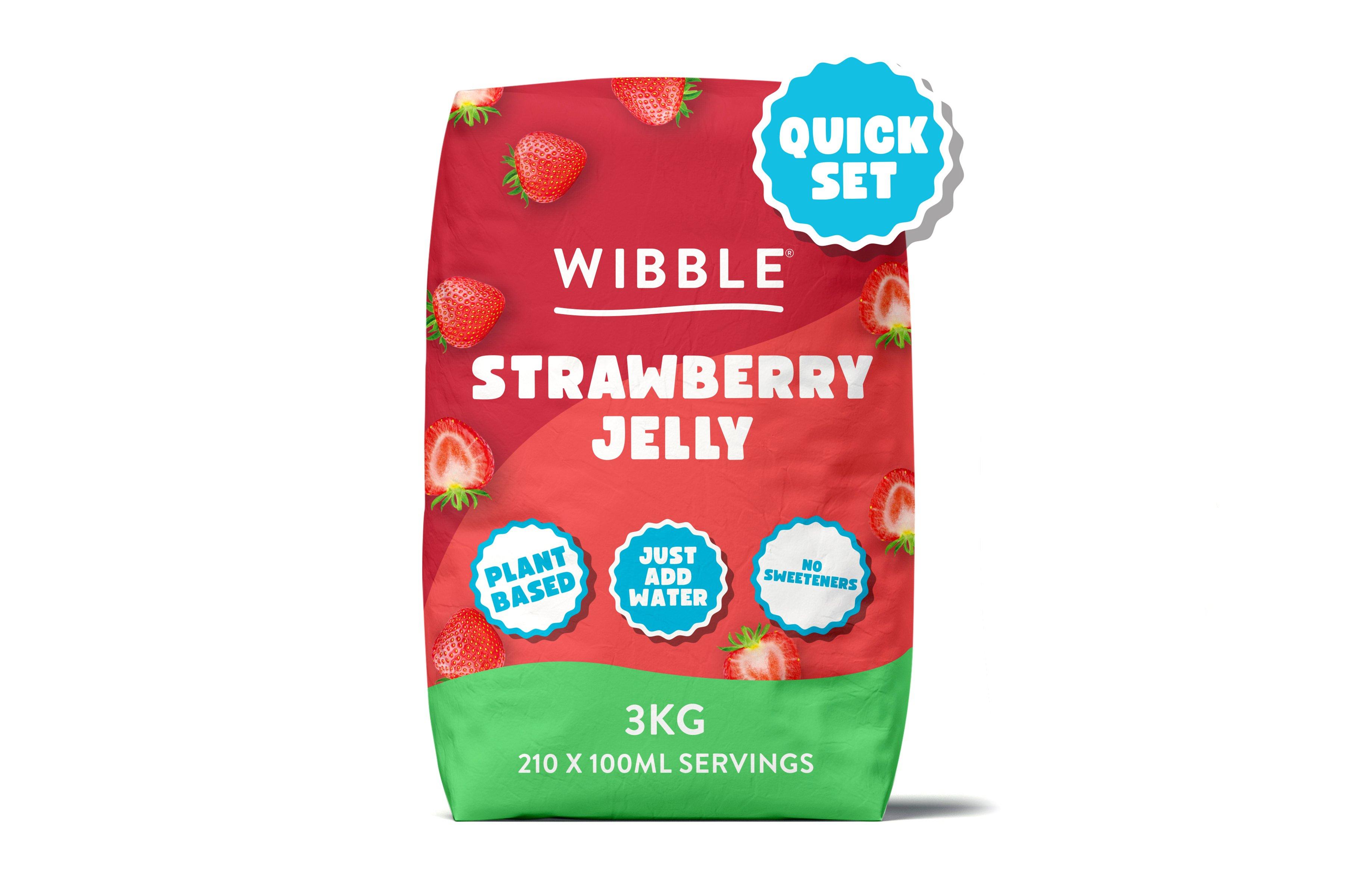 Wibble Vegan Strawberry Jelly Crystals