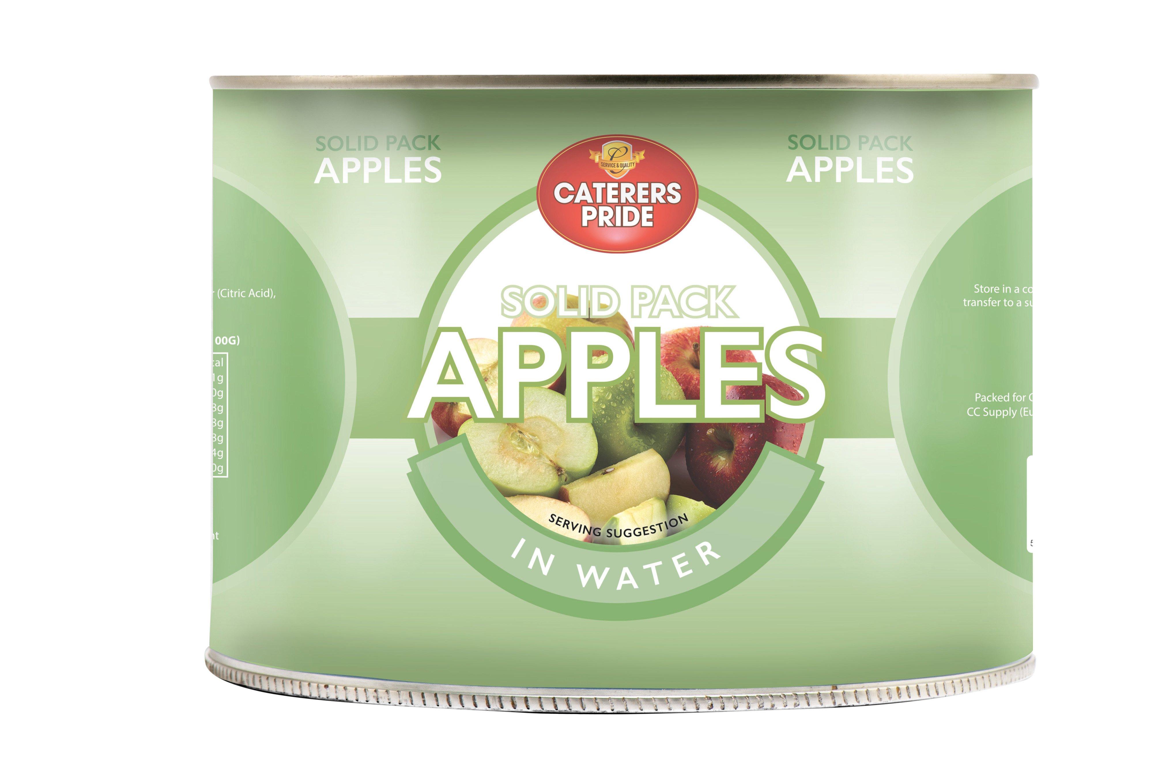 Caterers Pride Solid Pack Apples in Water