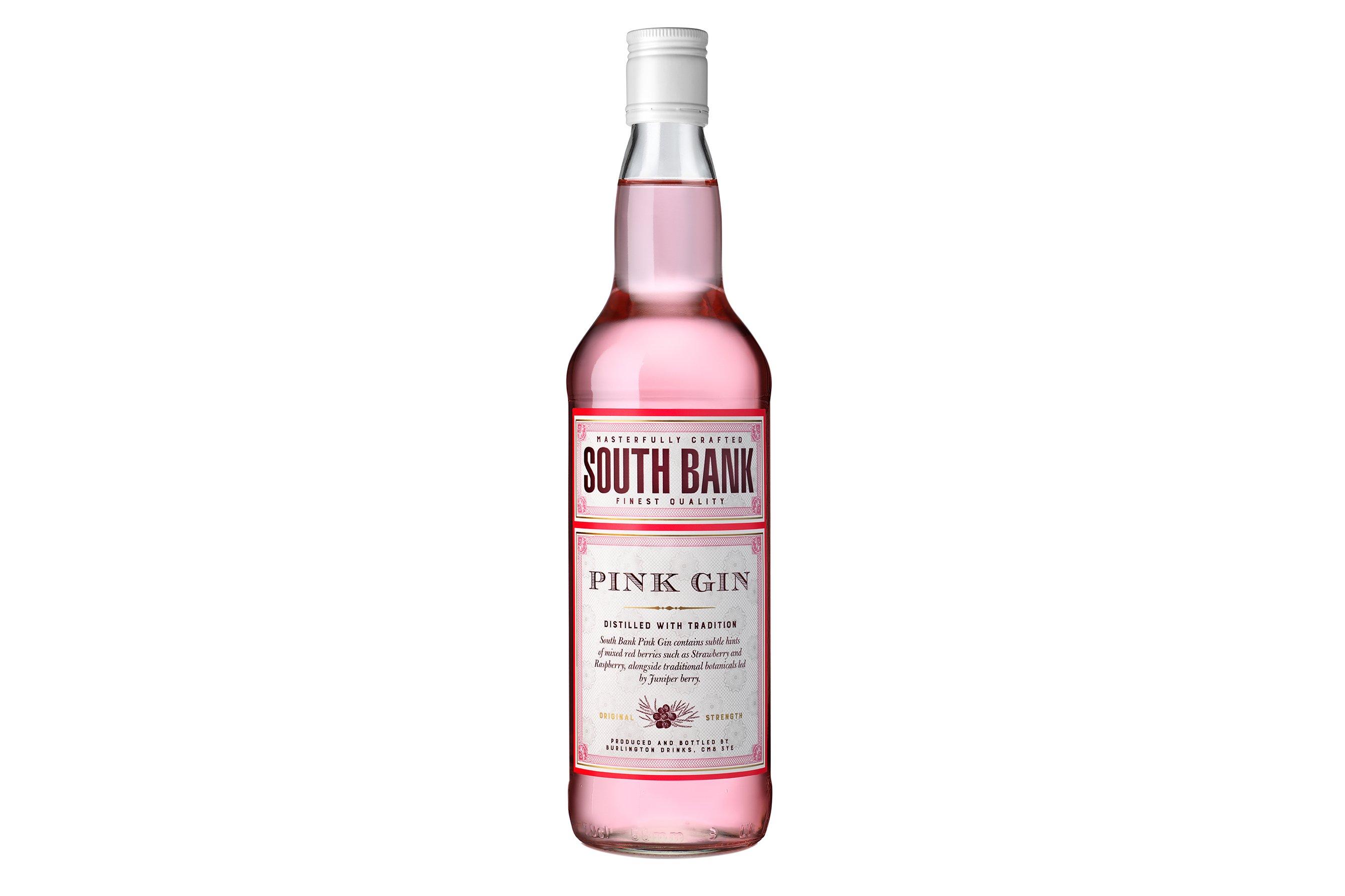 South Bank Pink Gin 37.5% 70cl