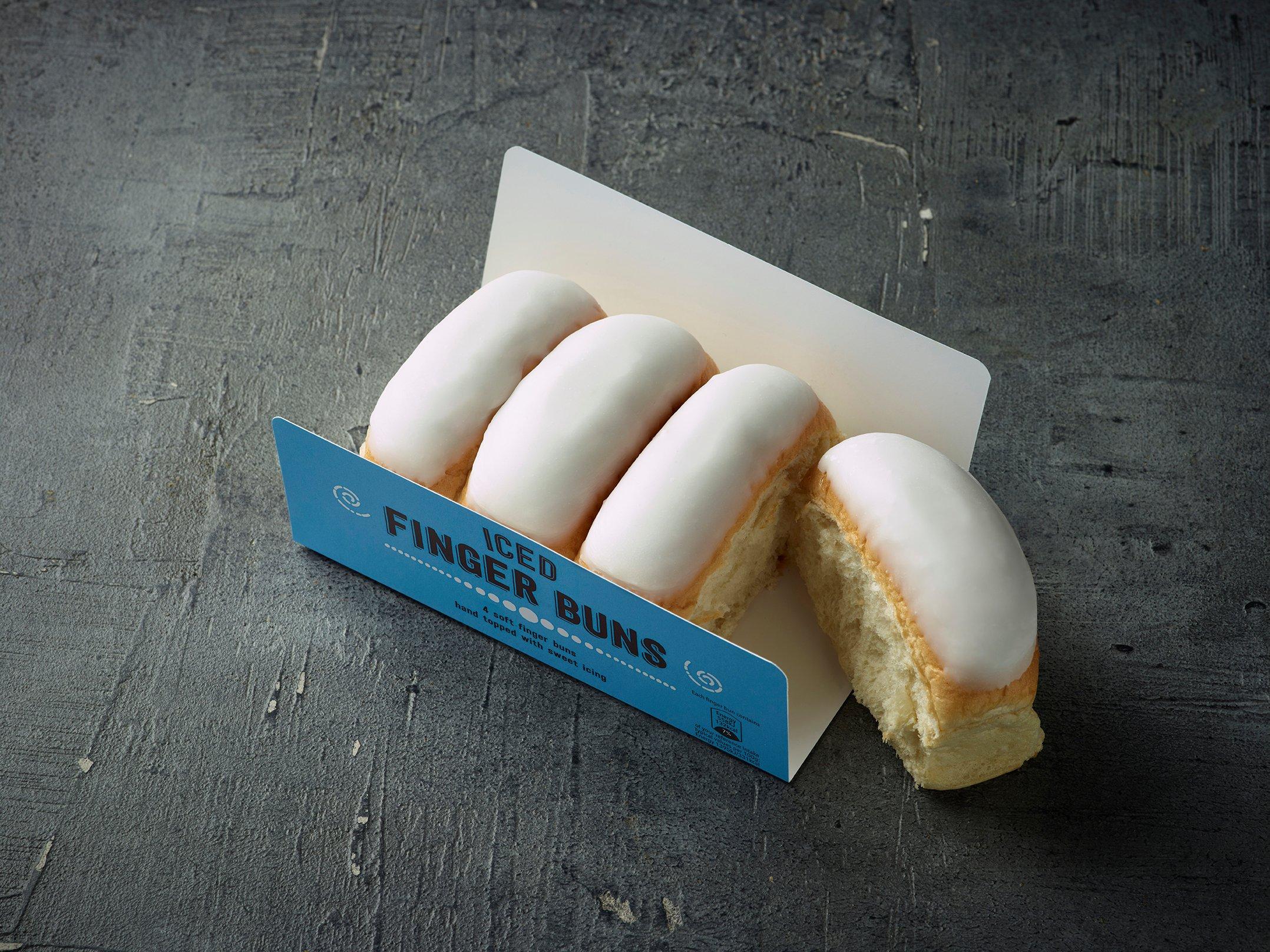 Country Choice Iced Finger Buns (18x4)