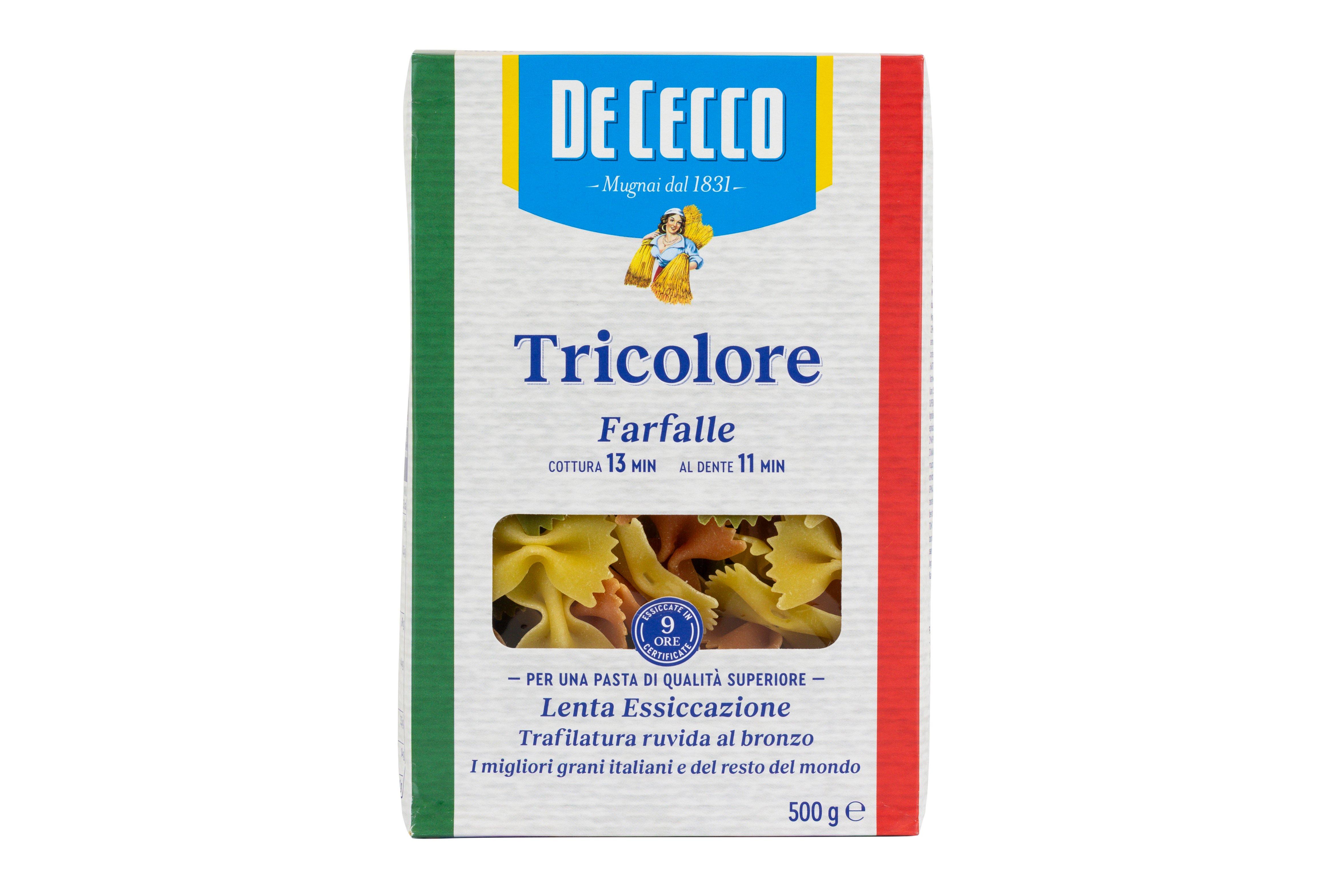De Cecco Farfalle Tricolore