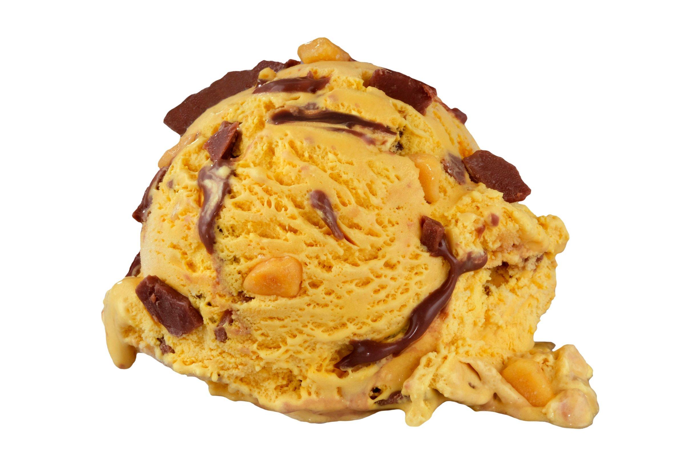 Cadbury Crunchie Scooping Ice Cream