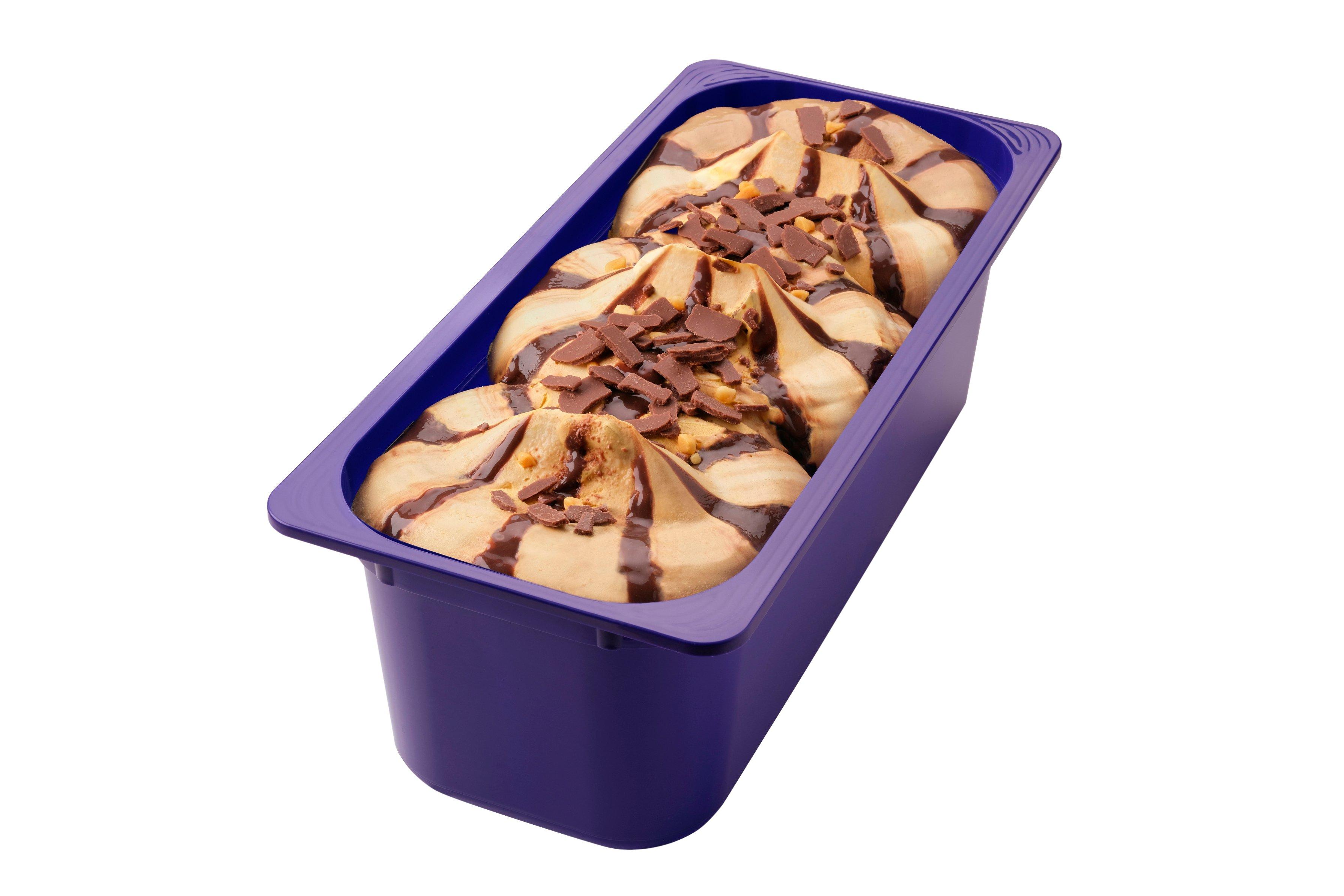 Cadbury Crunchie Scooping Ice Cream