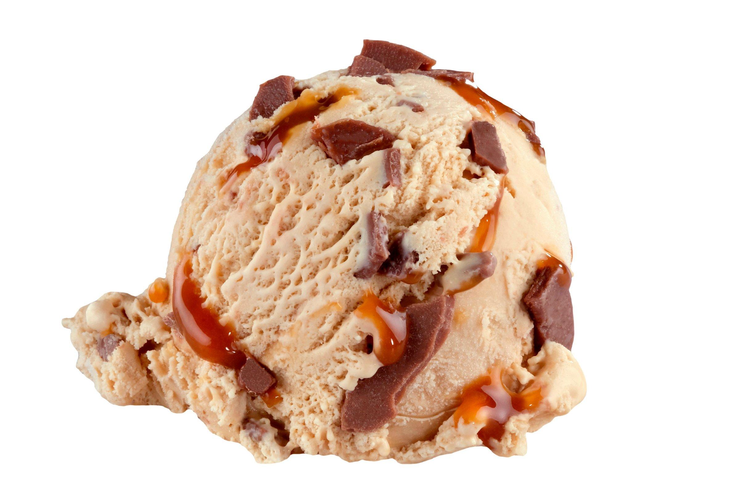 Cadbury Caramel Scooping Ice Cream