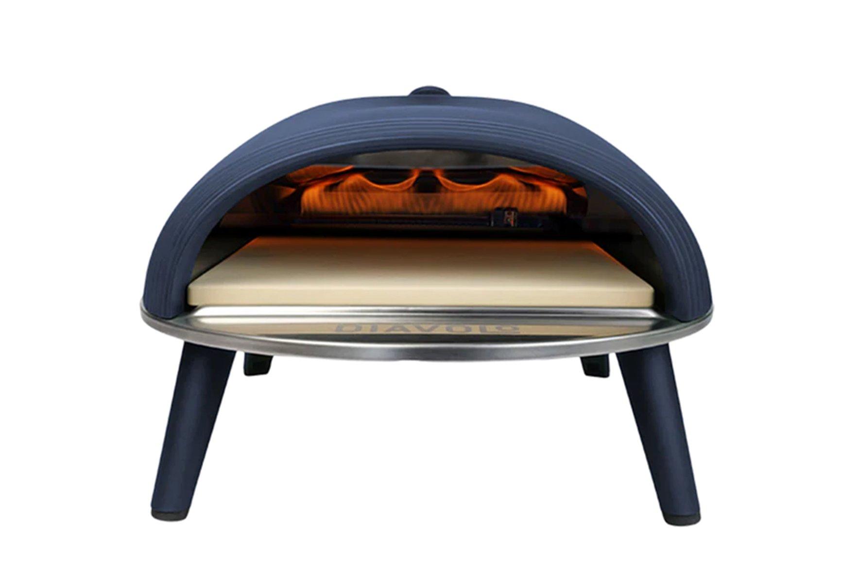 Delivita DiaVolo Gas-Fired Pizza Oven - Blue
