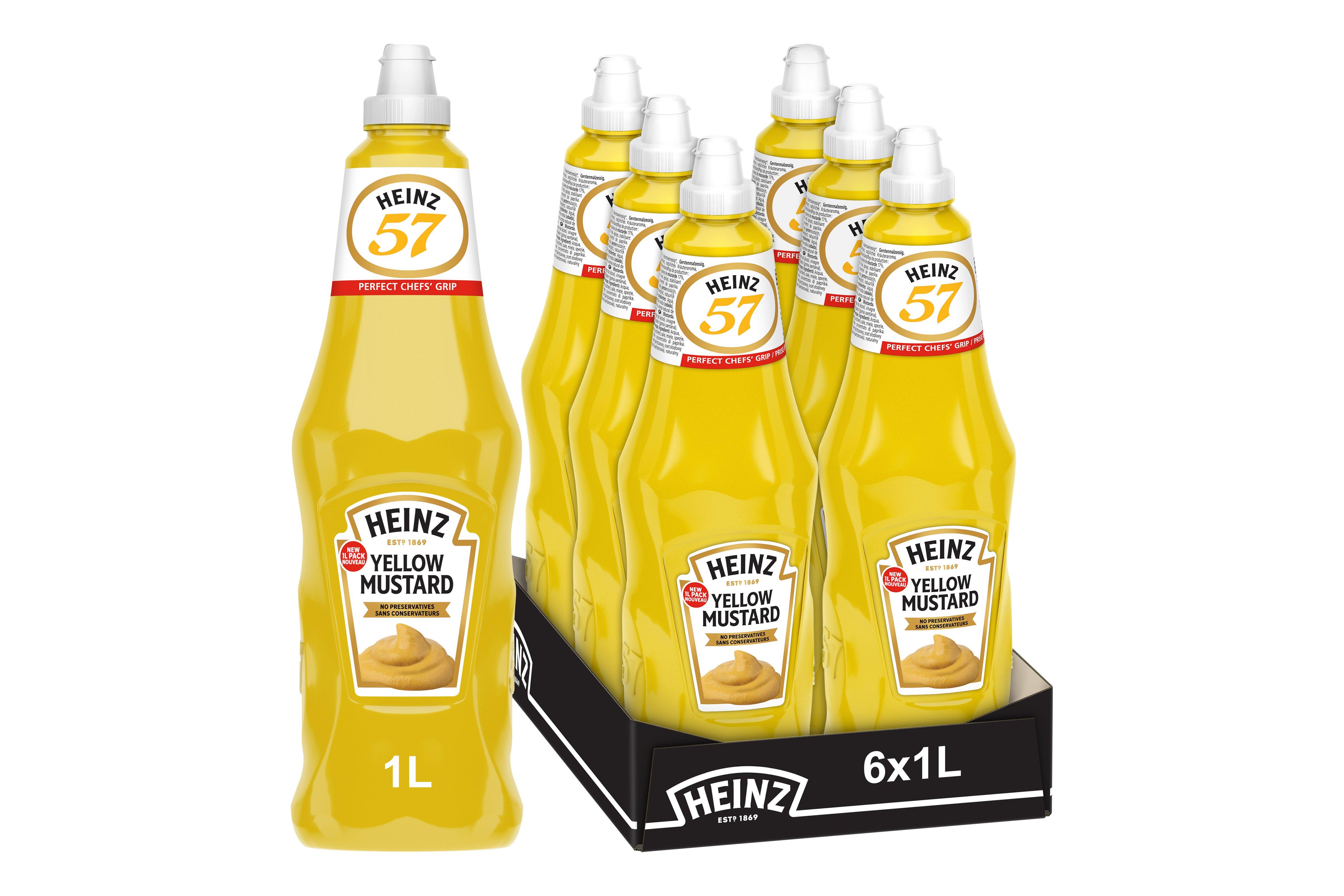 Heinz Mild Yellow Mustard 1ltr