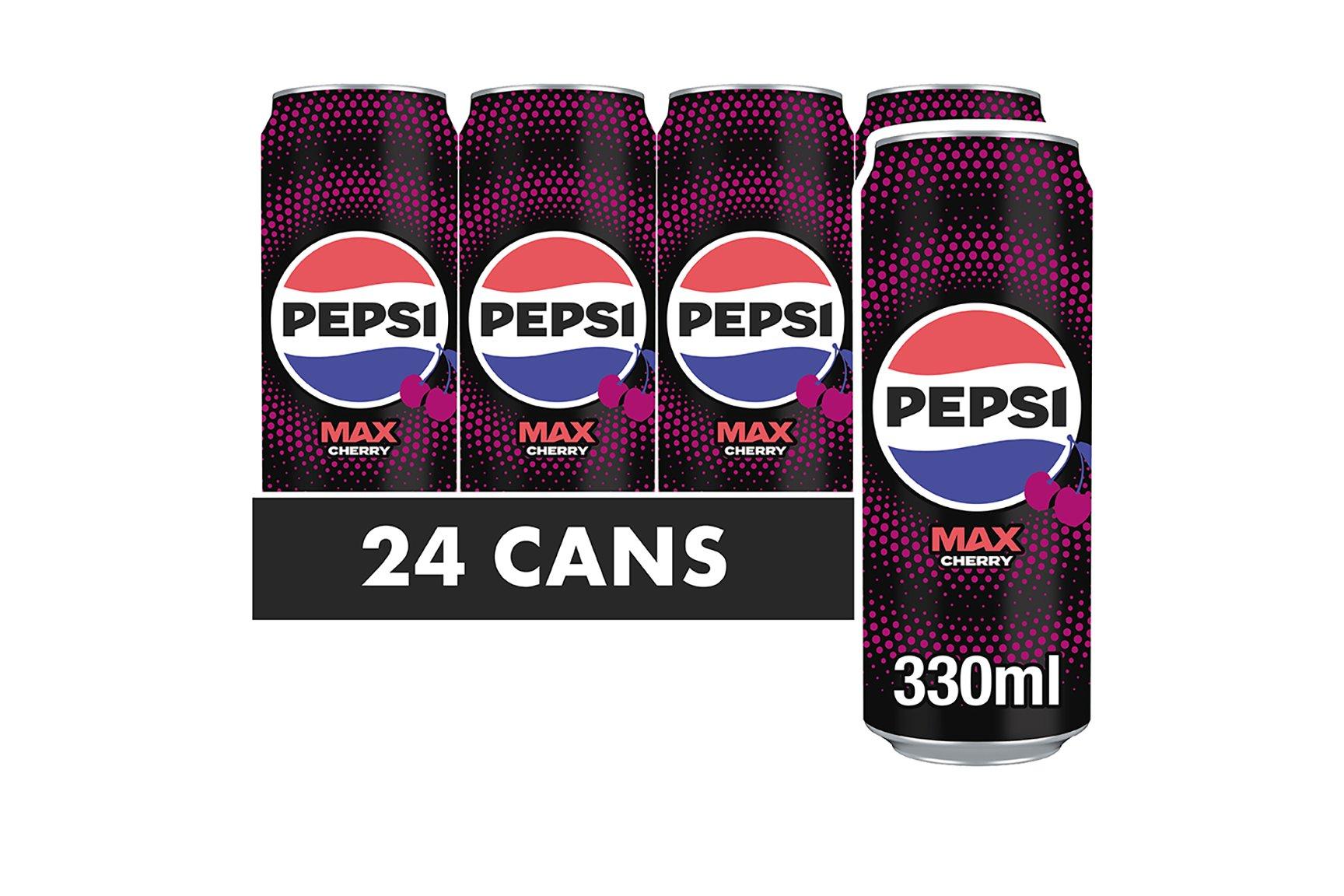 Pepsi Max Cherry Sleek Can 330ml