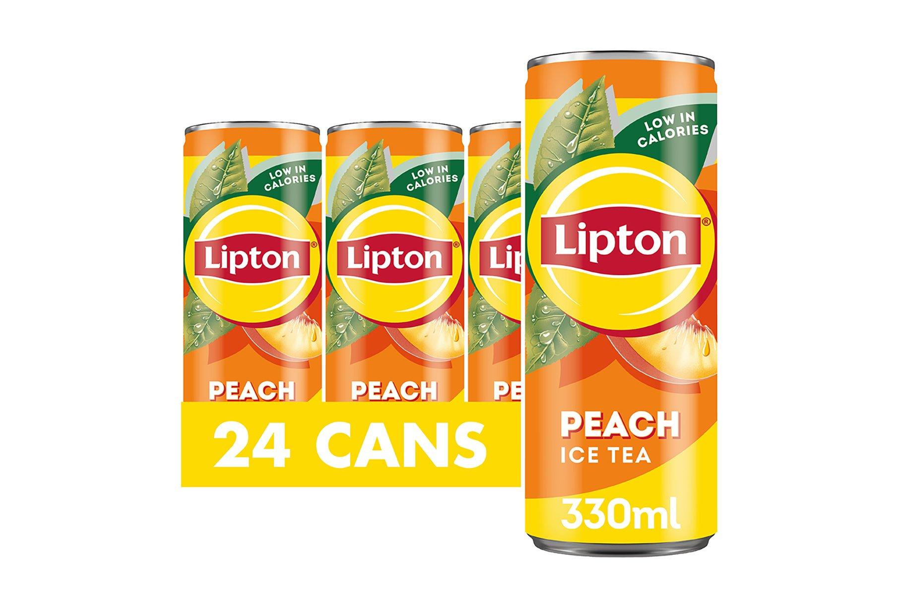 Lipton Iced Tea Peach Sleek Can 330ml