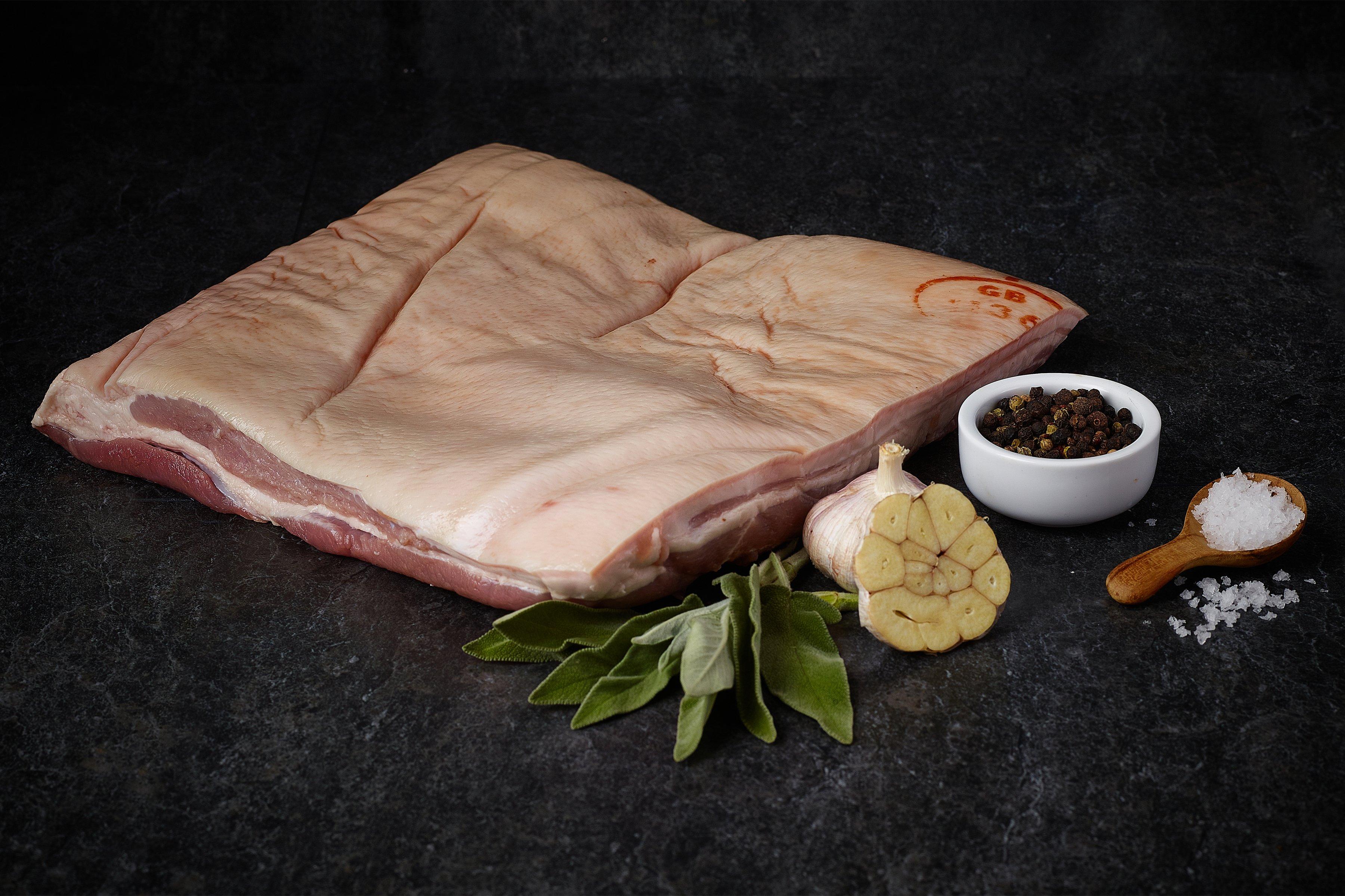 Campbells Specially Selected Pork Belly Skin on Boneless (Scotland Only)
