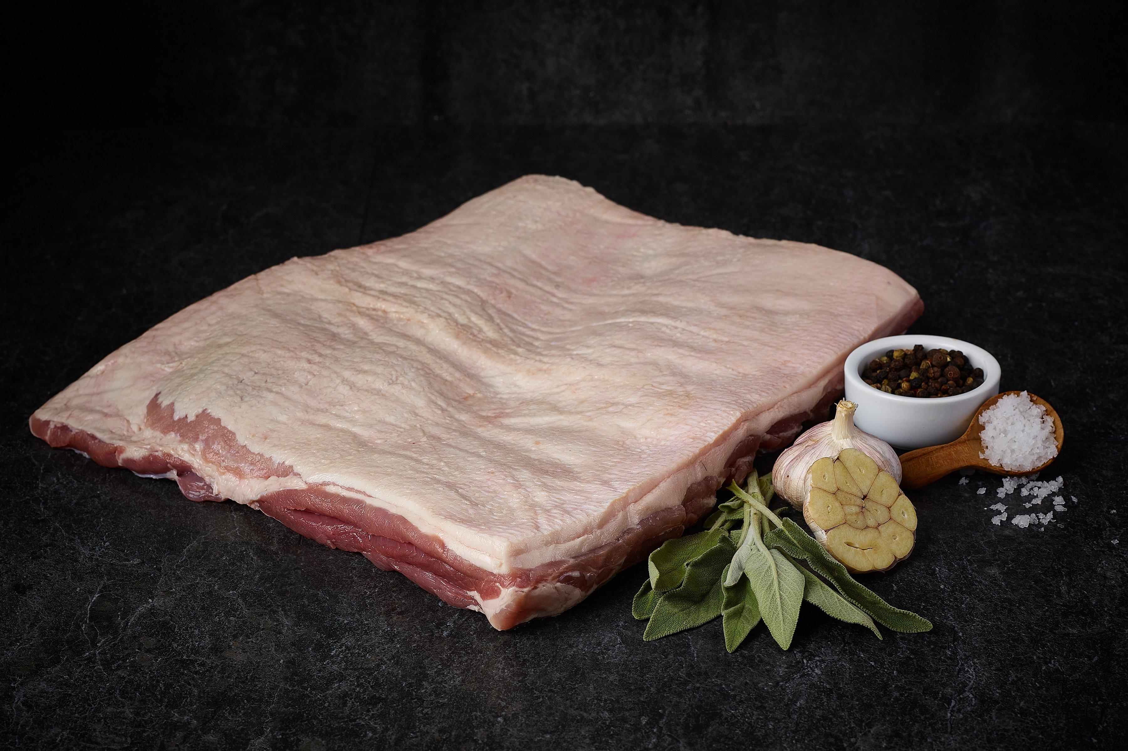 Campbells Specially Selected Pork Belly Skin off Boneless (Scotland Only)
