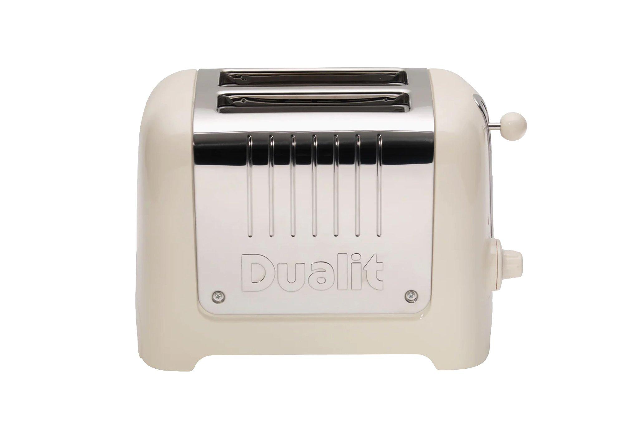 Dualit 2 Slice Lite Toaster Canvas White